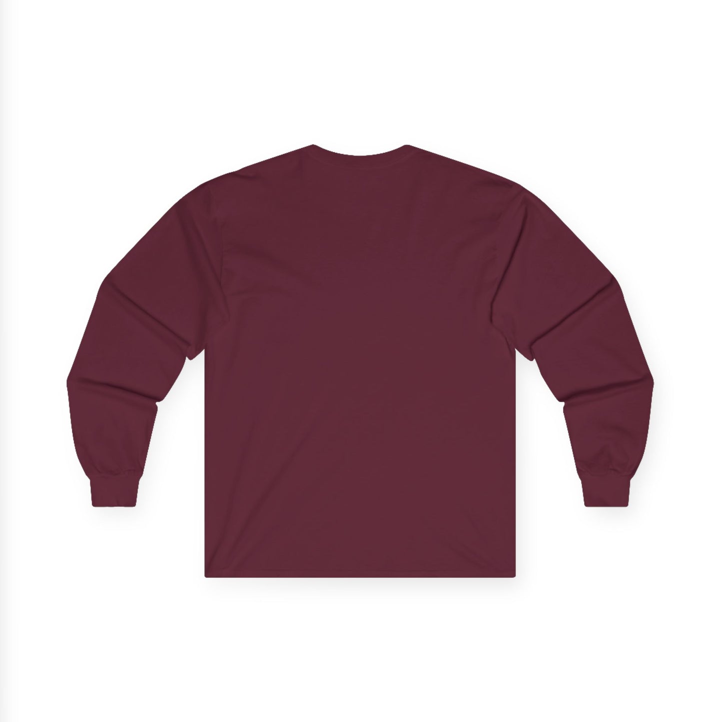 Faith Script Long Sleeve Tee. Inspirational Christian Shirt