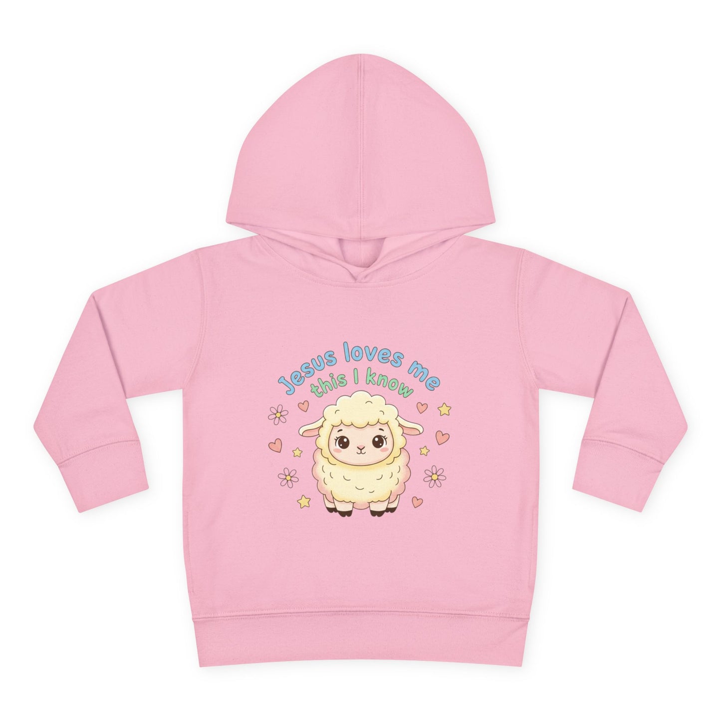 Toddler Hoodie - "Jesus Loves Me This I Know" Lamb Pullover