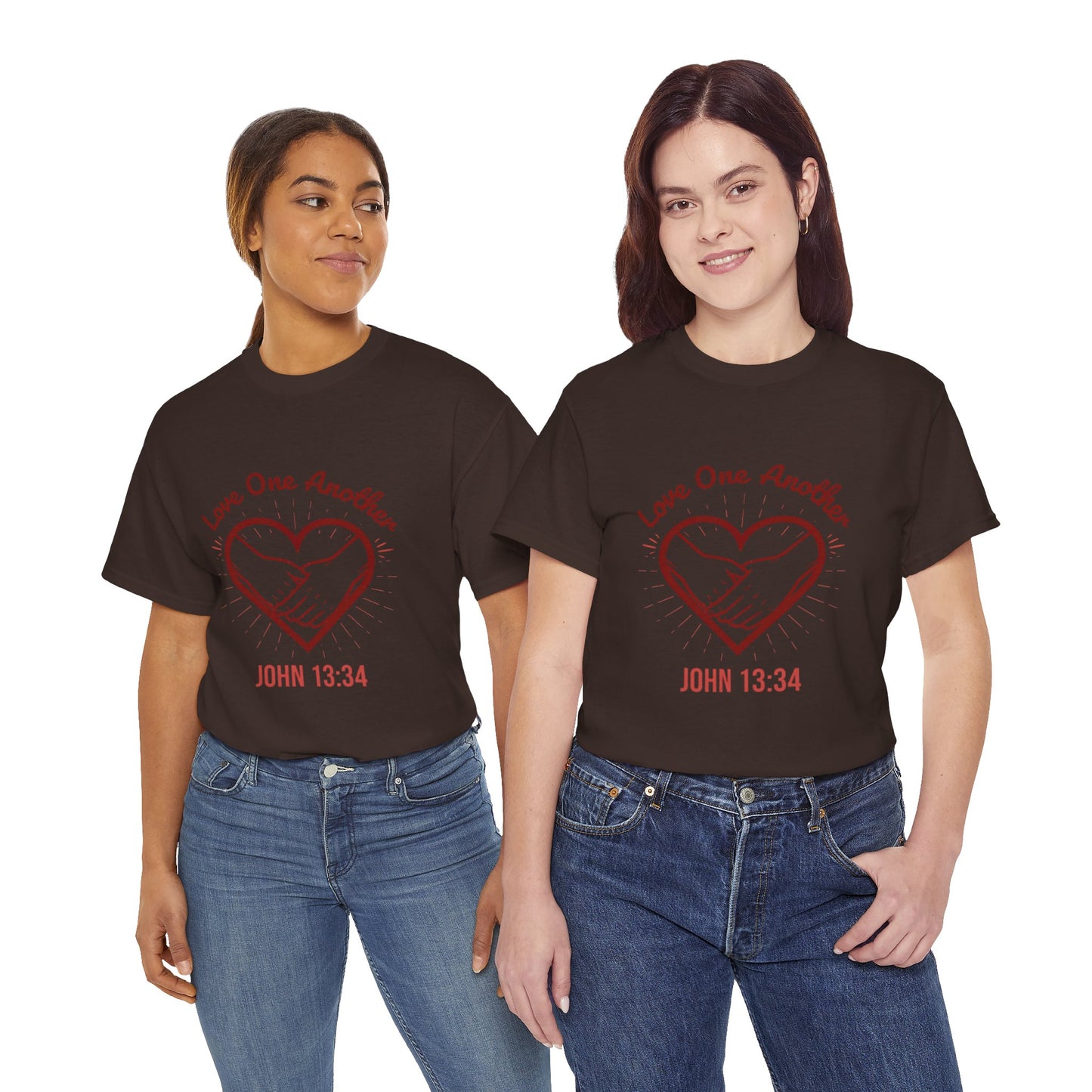 John 13:34 'Love One Another' T-Shirt - Christian Faith Tee