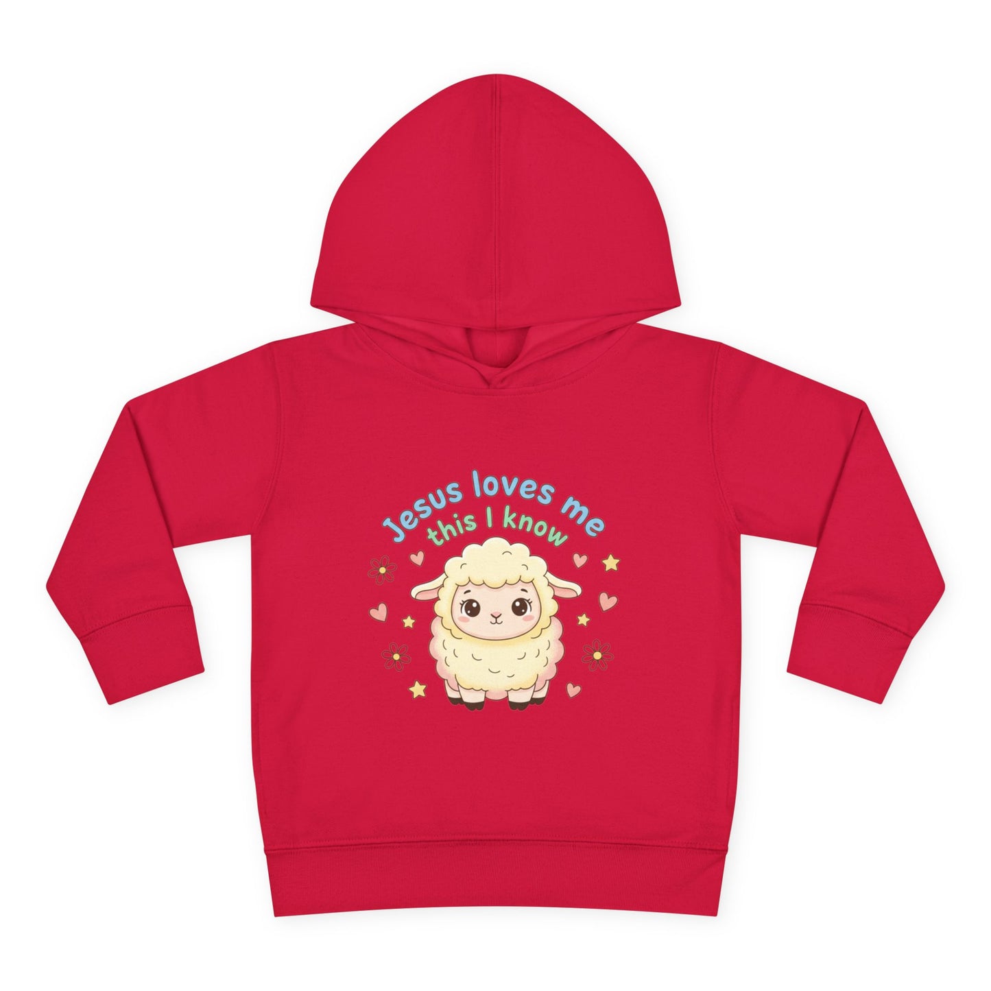 Toddler Hoodie - "Jesus Loves Me This I Know" Lamb Pullover