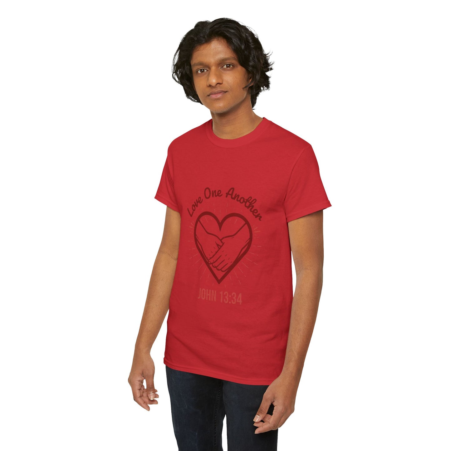 John 13:34 'Love One Another' T-Shirt - Christian Faith Tee