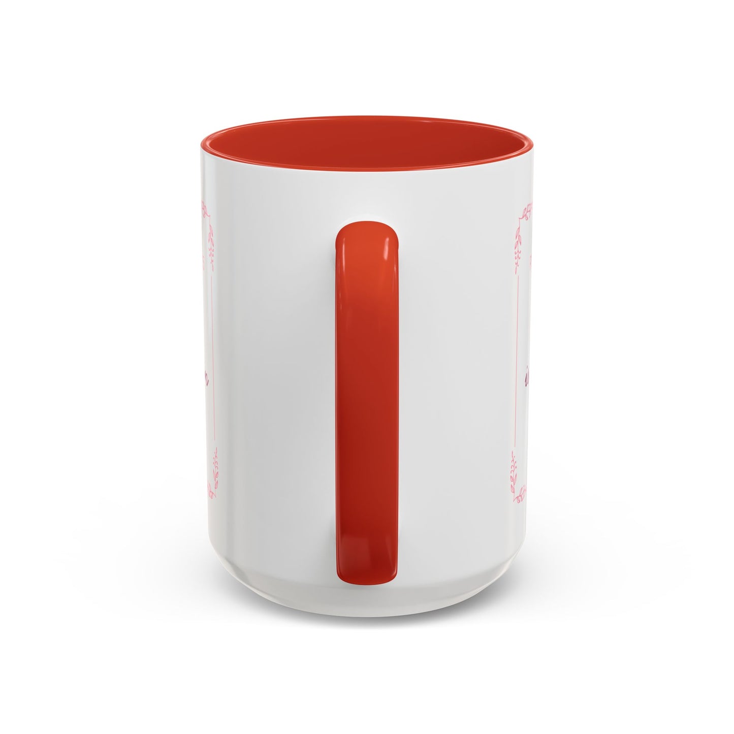 Psalms 46:5 Accent Coffee Mug  "God Is Within Her" Inspirational Ceramic Mug