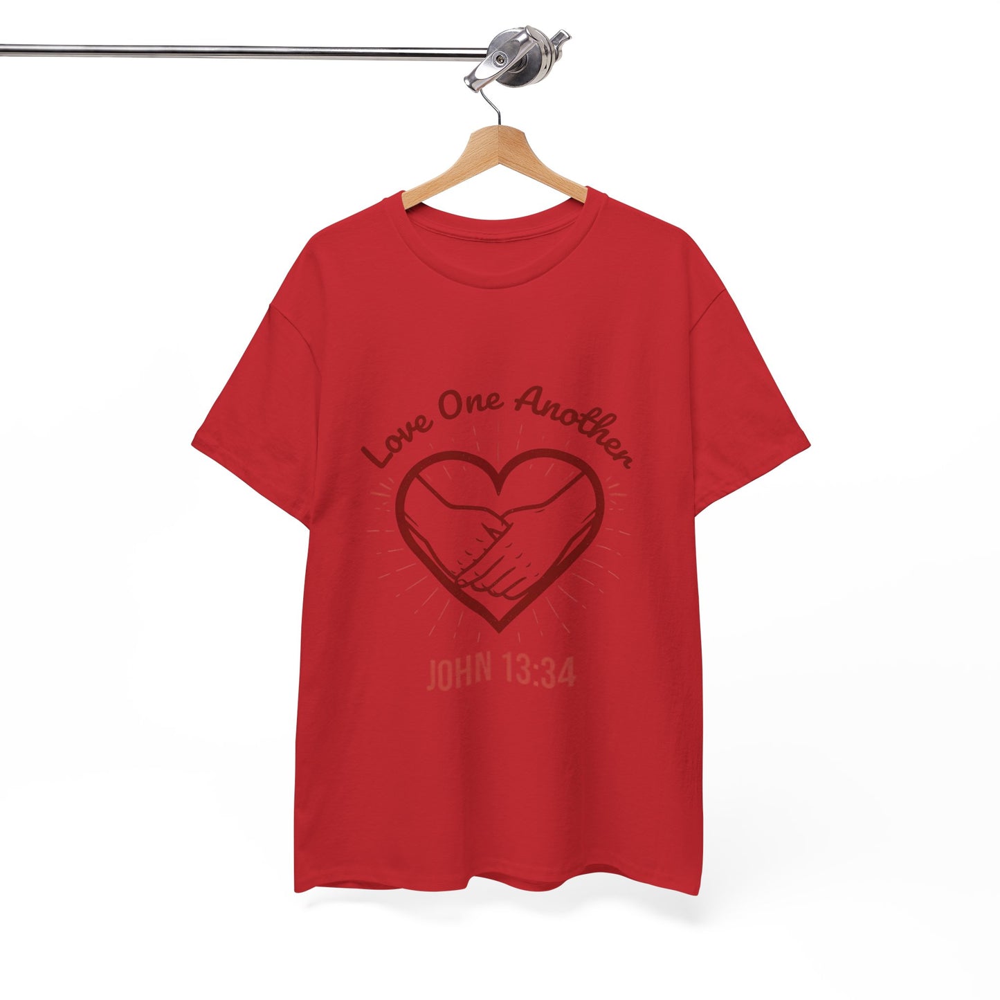John 13:34 'Love One Another' T-Shirt - Christian Faith Tee