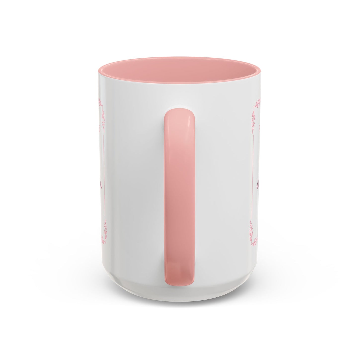 Psalms 46:5 Accent Coffee Mug  "God Is Within Her" Inspirational Ceramic Mug