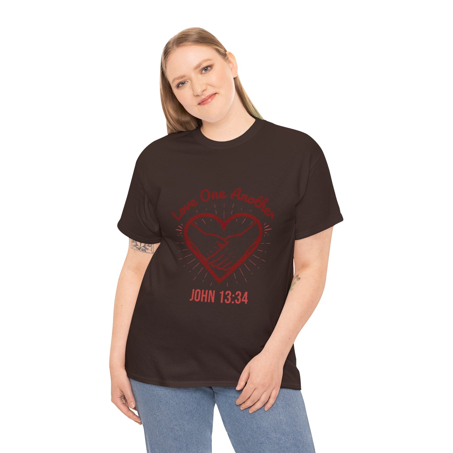 John 13:34 'Love One Another' T-Shirt - Christian Faith Tee