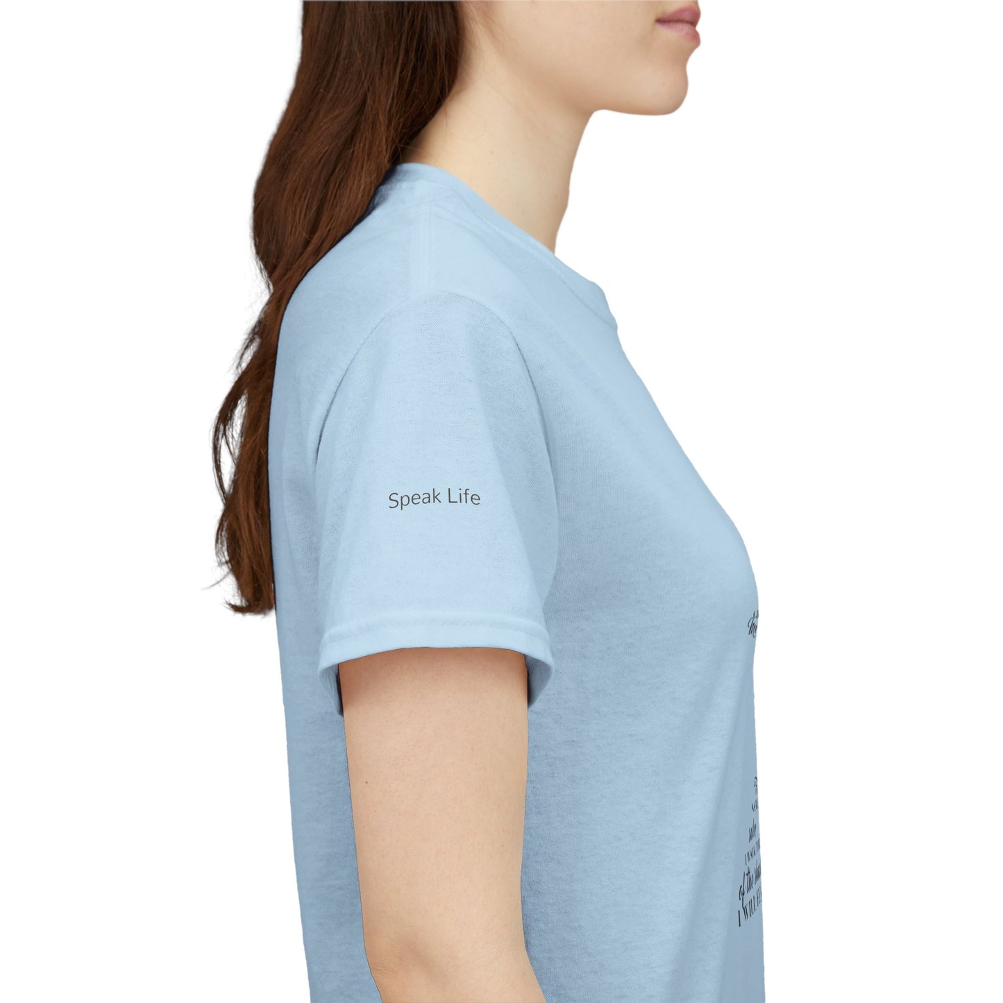 Psalm 23 T‑Shirt; from verse 1 to 6