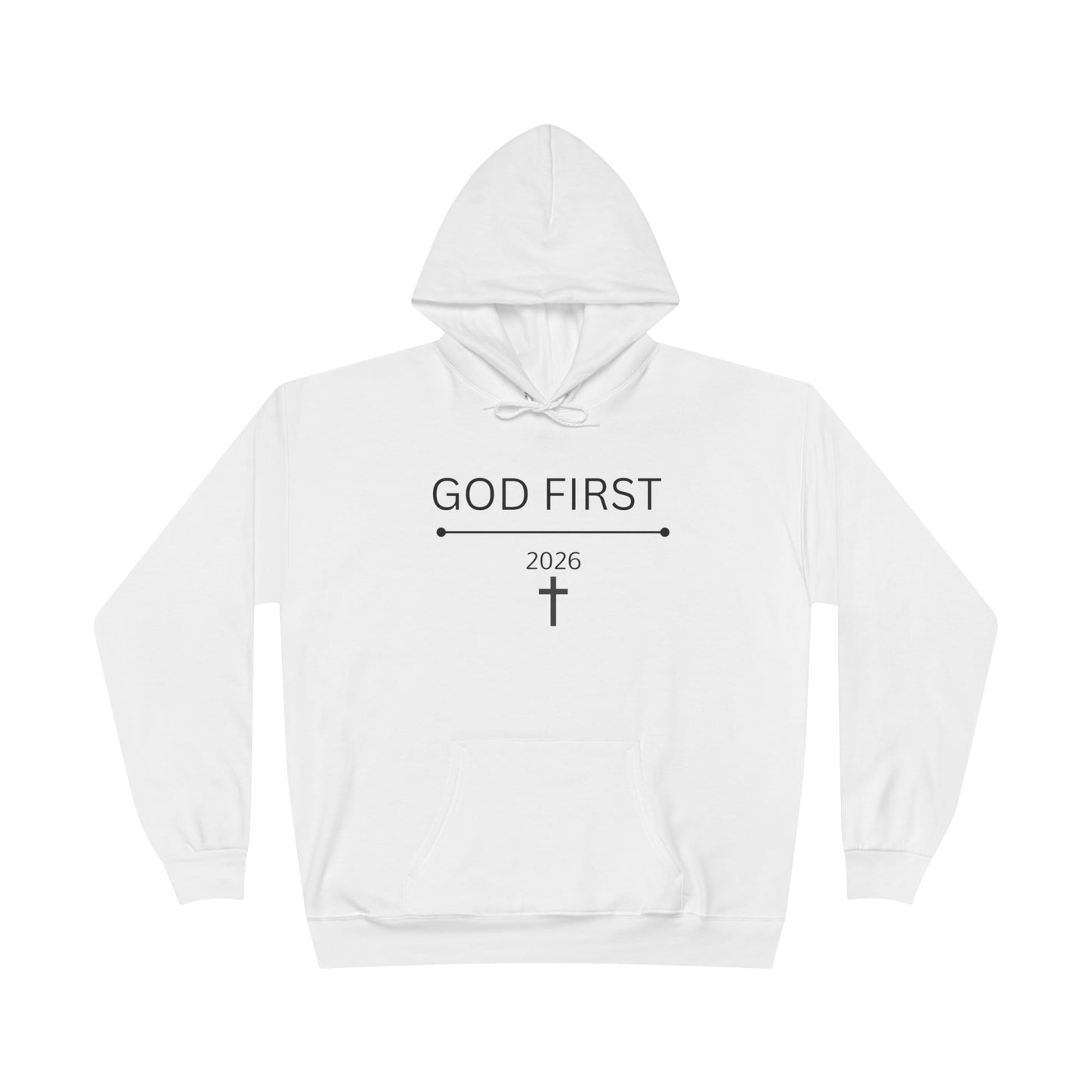 God First Cross Hoodie — Inspirational Christian Pullover (2026)