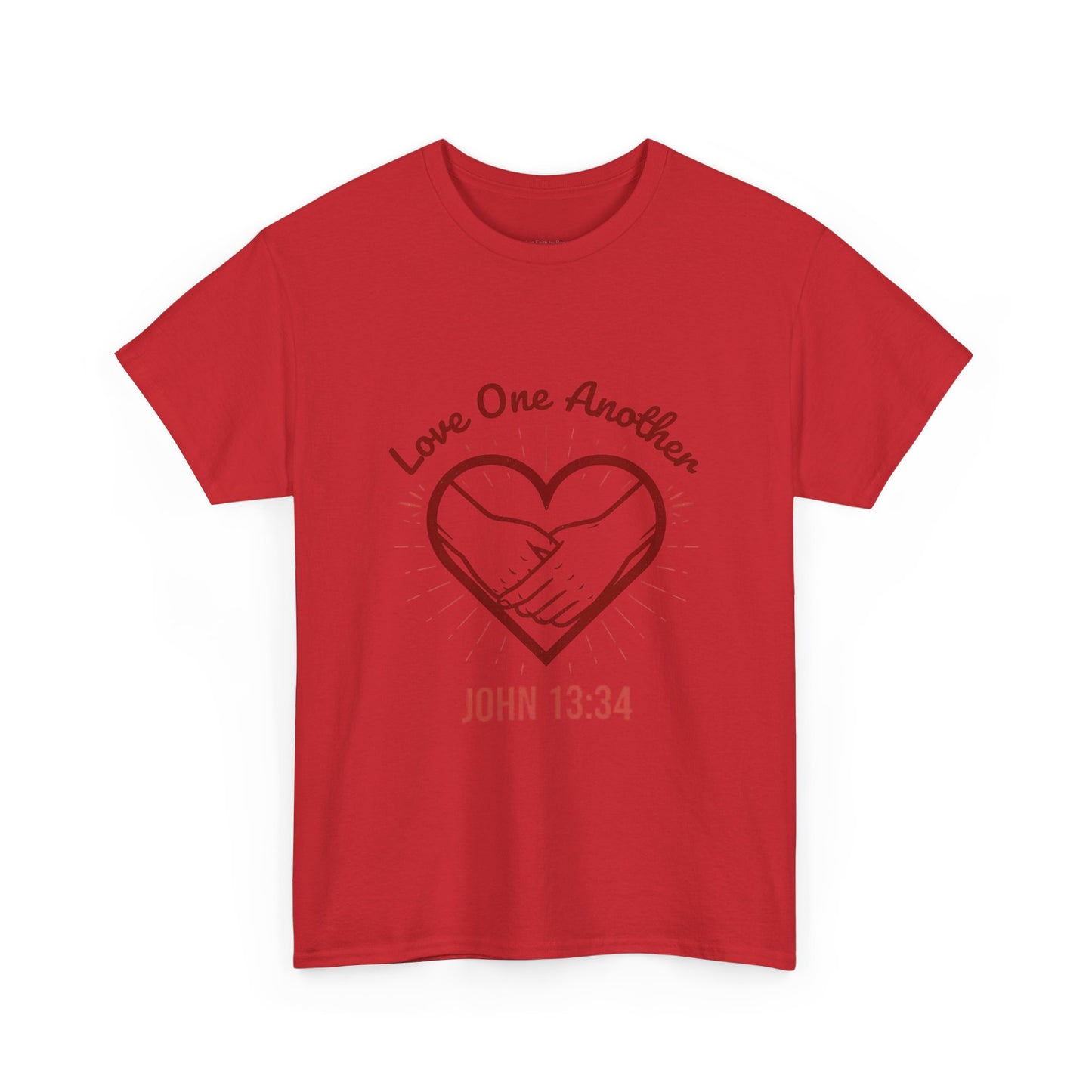 John 13:34 'Love One Another' T-Shirt - Christian Faith Tee
