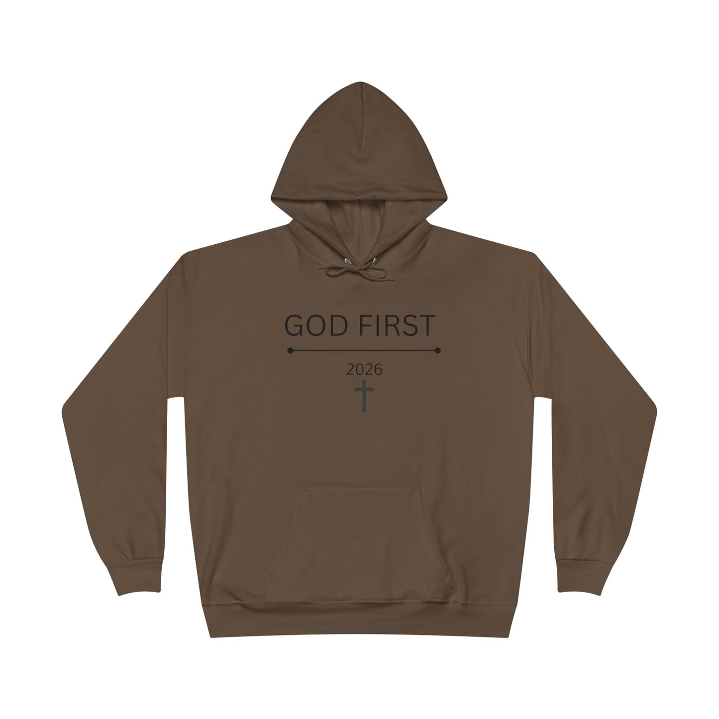 God First Cross Hoodie — Inspirational Christian Pullover (2026)