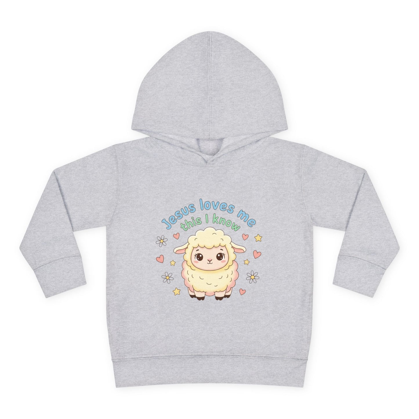 Toddler Hoodie - "Jesus Loves Me This I Know" Lamb Pullover