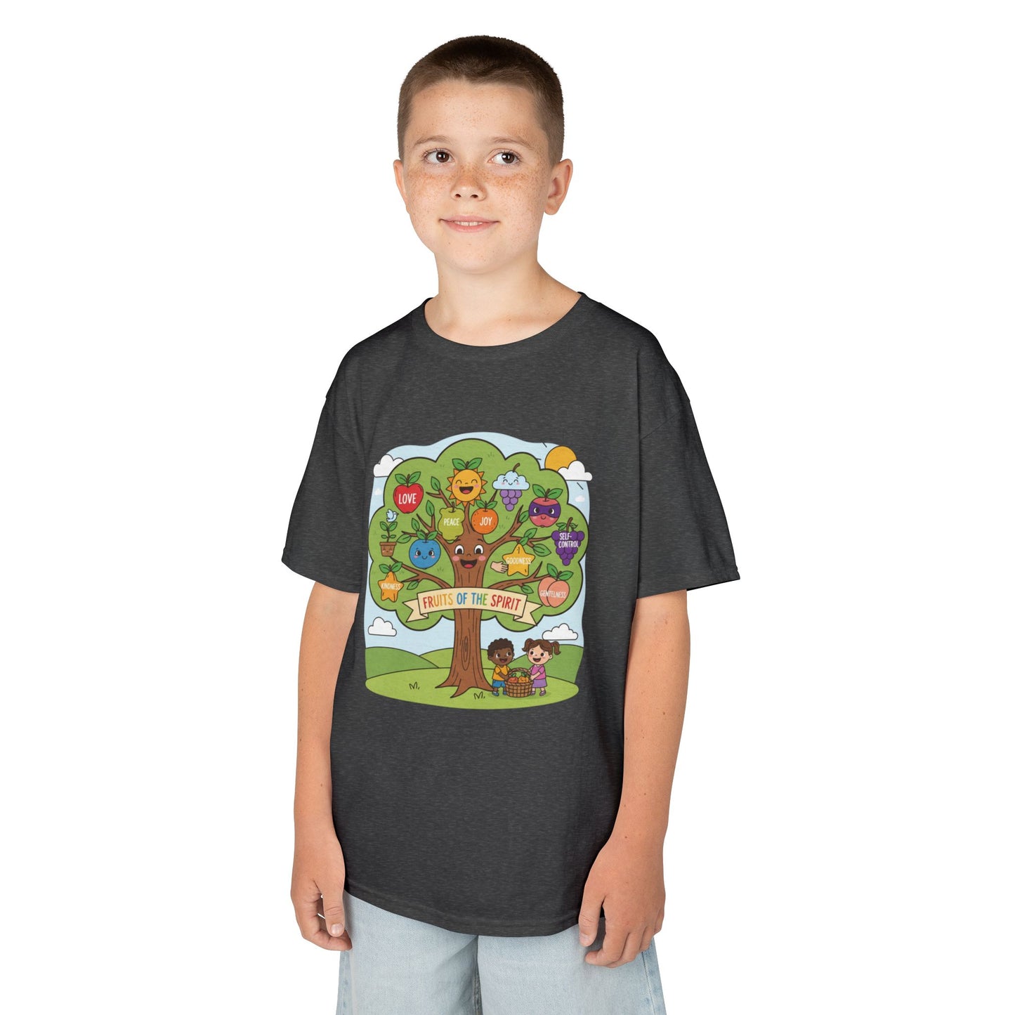 Kids TShirt 'Grow With Kindness Tree of Emotions Graphic