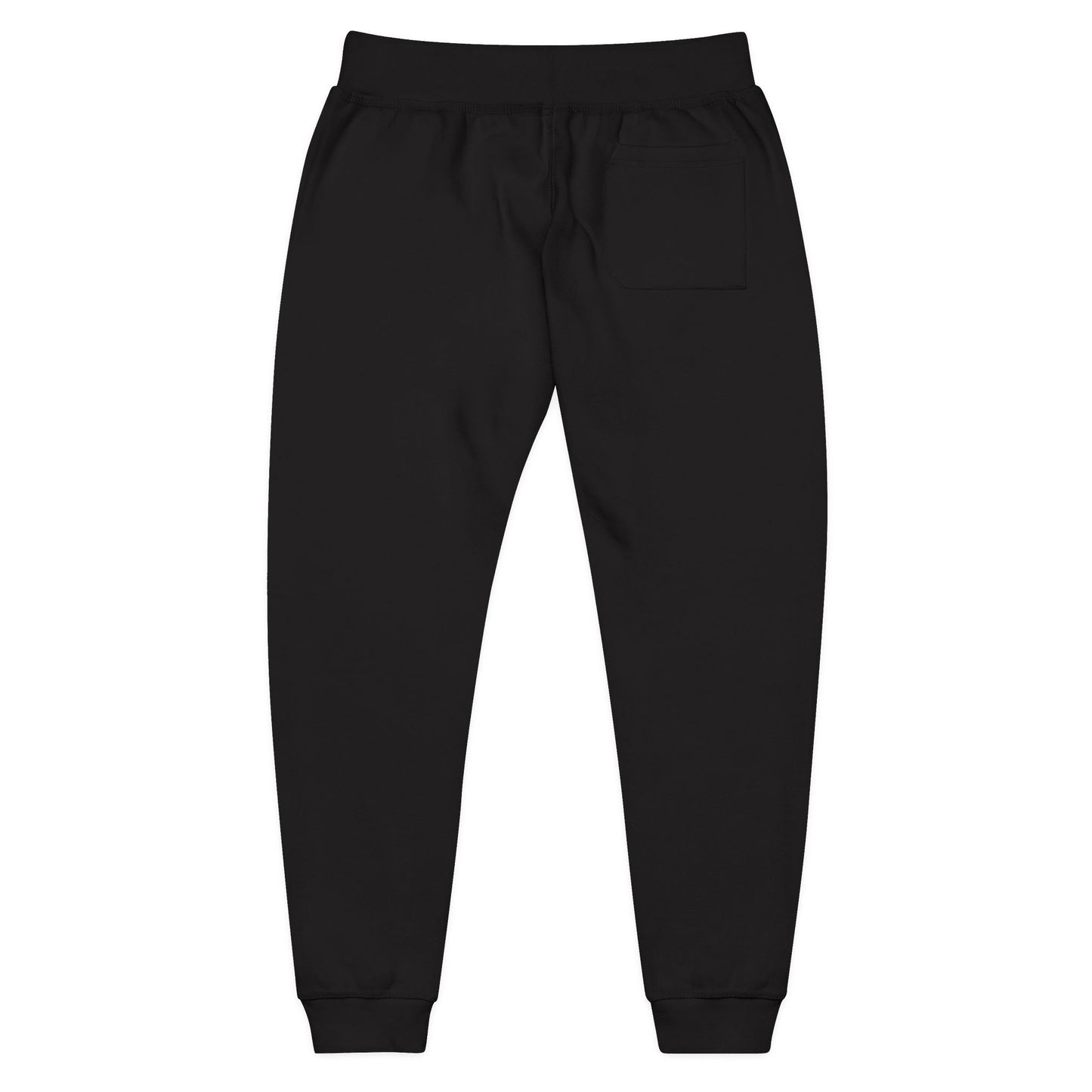 Embroidered 'The Lord will fight for you' Fleece Sweatpants. Soft White Joggers