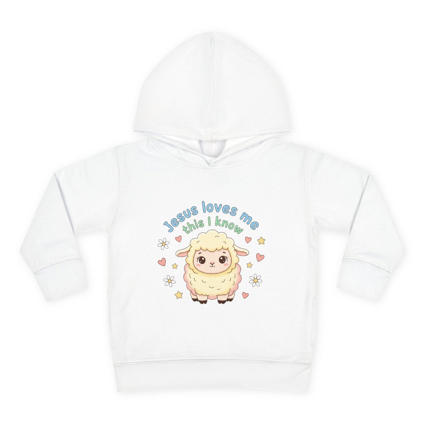 Toddler Hoodie - "Jesus Loves Me This I Know" Lamb Pullover