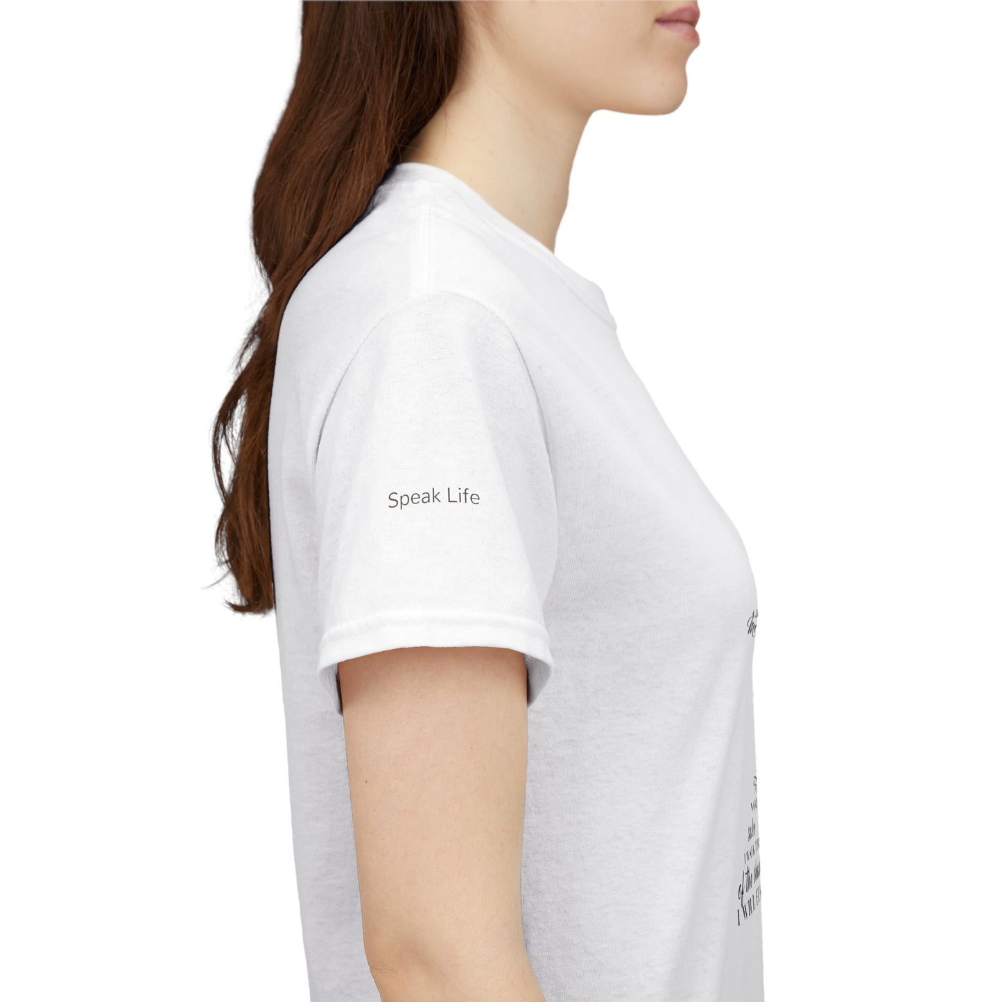 Psalm 23 T‑Shirt; from verse 1 to 6