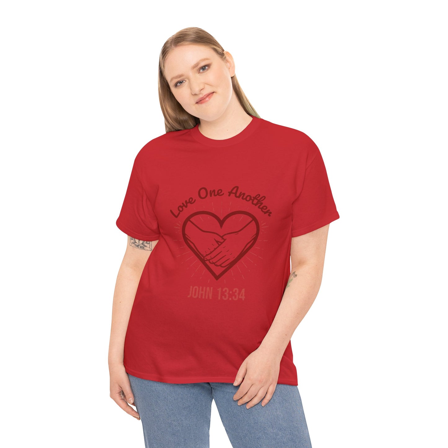 John 13:34 'Love One Another' T-Shirt - Christian Faith Tee
