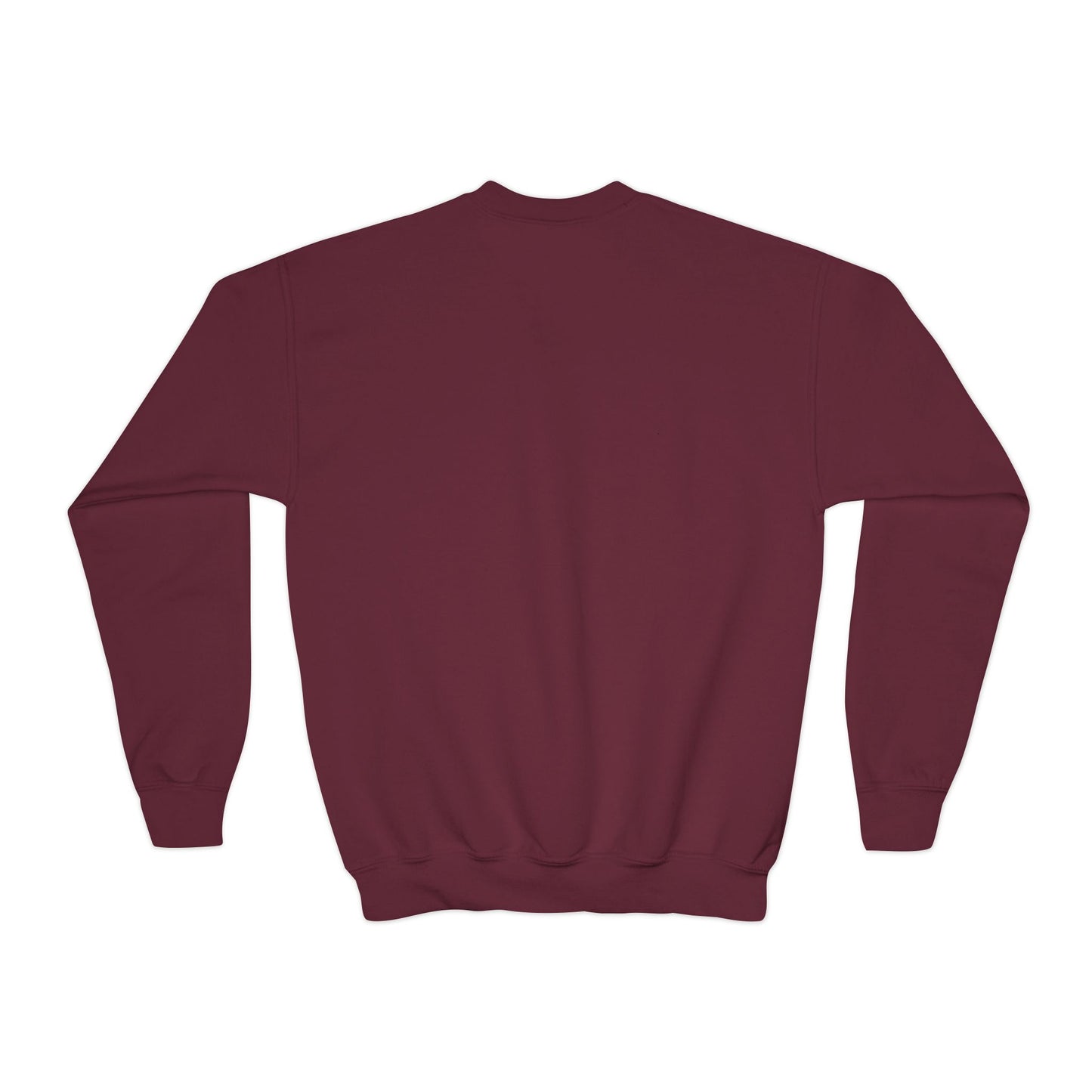 Youth Crewneck Sweatshirt Growing with Jesus Tree Over Bible