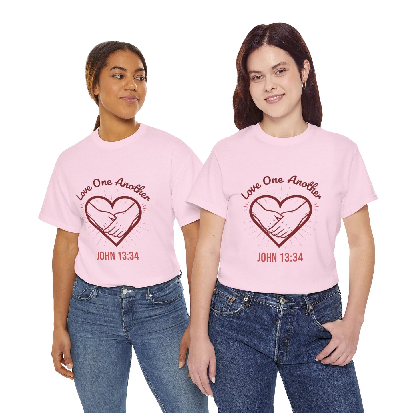 John 13:34 'Love One Another' T-Shirt - Christian Faith Tee