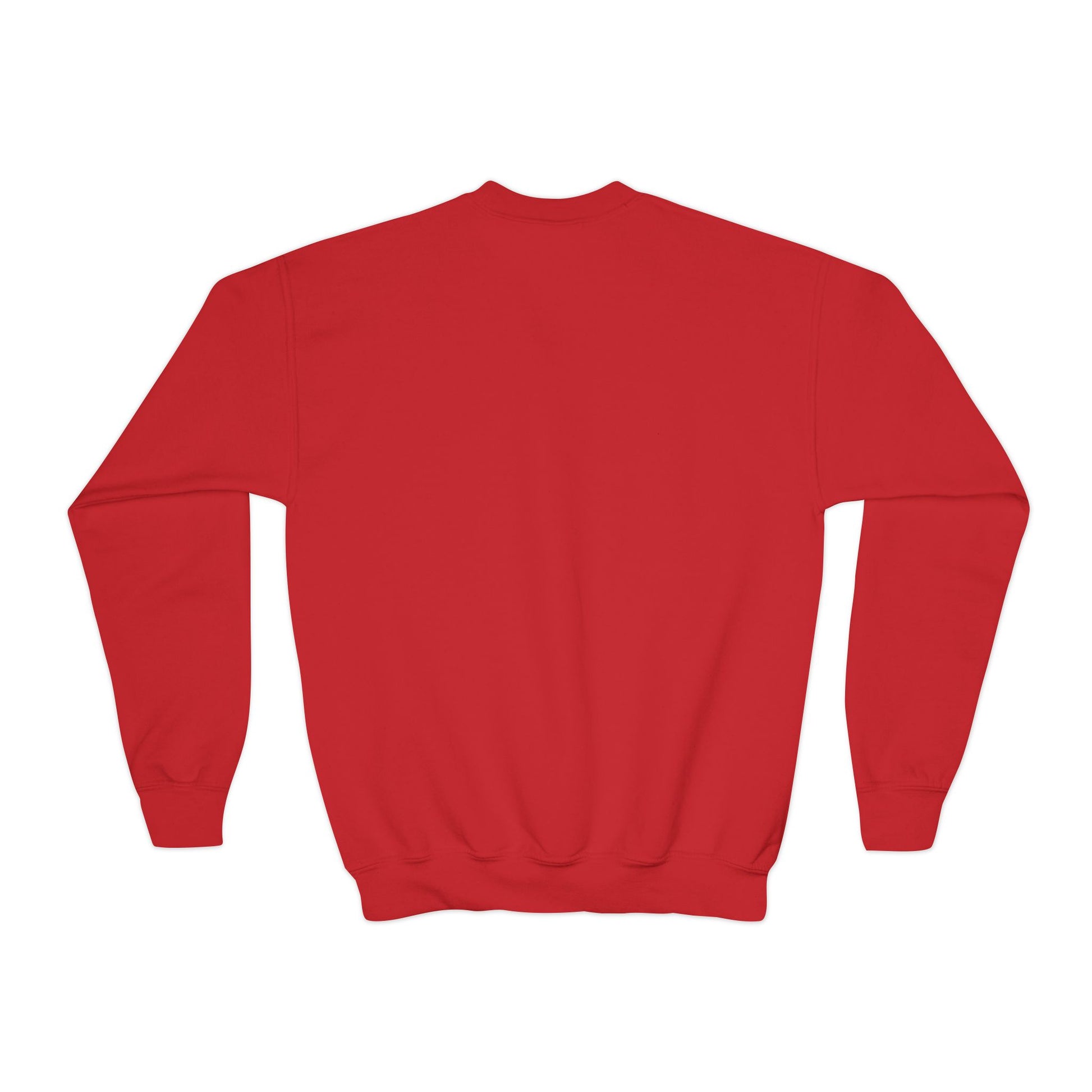Youth Crewneck Sweatshirt Growing with Jesus Tree Over Bible