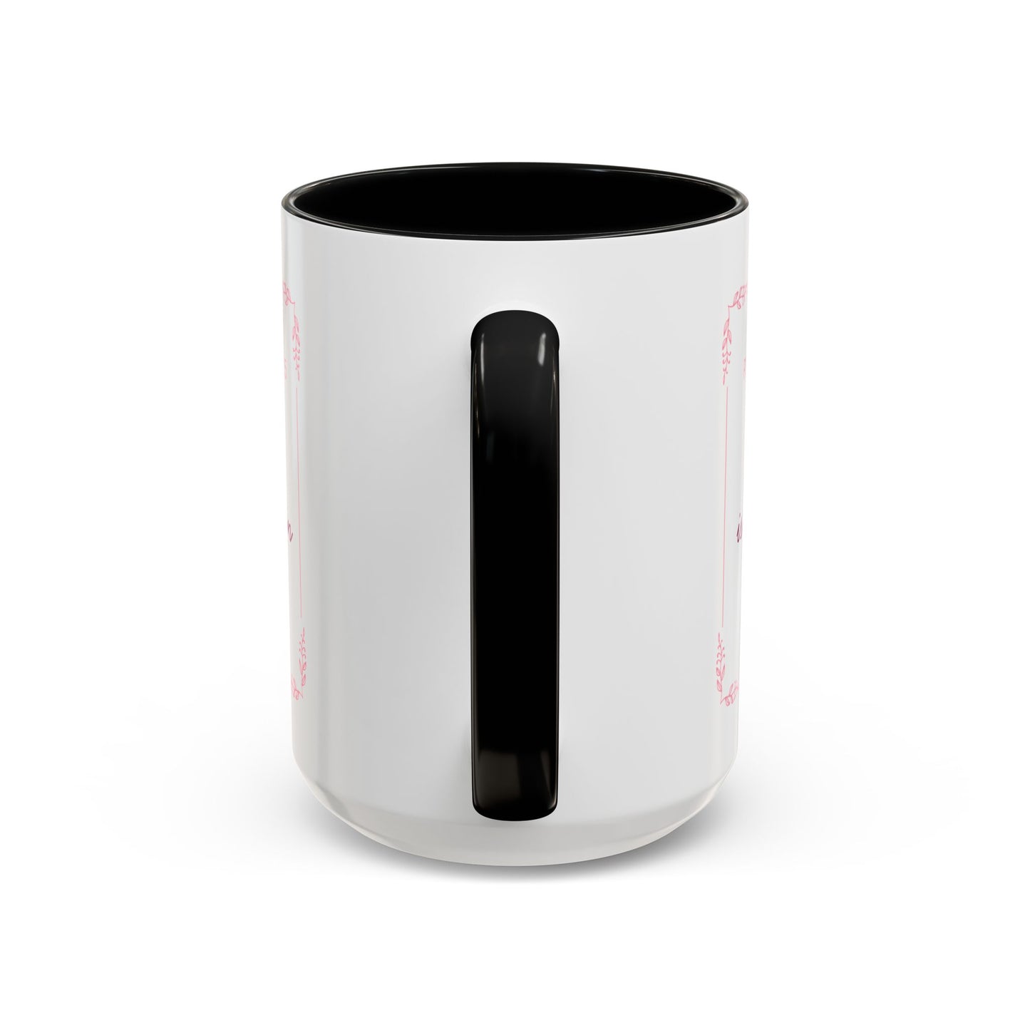 Psalms 46:5 Accent Coffee Mug  "God Is Within Her" Inspirational Ceramic Mug