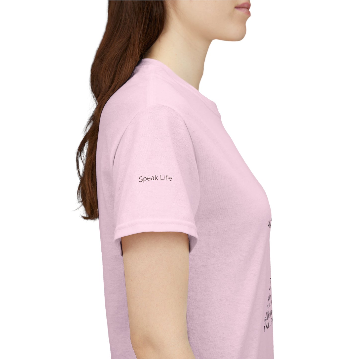 Psalm 23 T‑Shirt; from verse 1 to 6