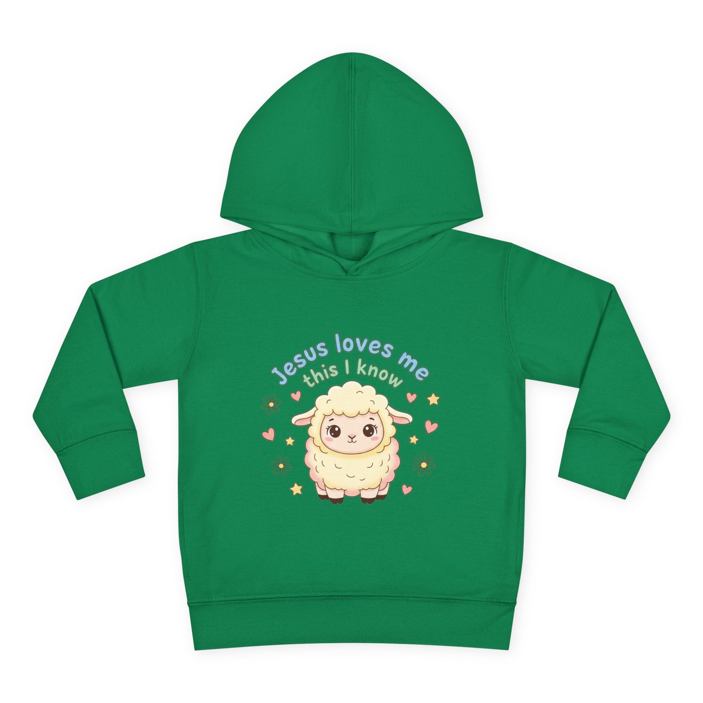 Toddler Hoodie - "Jesus Loves Me This I Know" Lamb Pullover