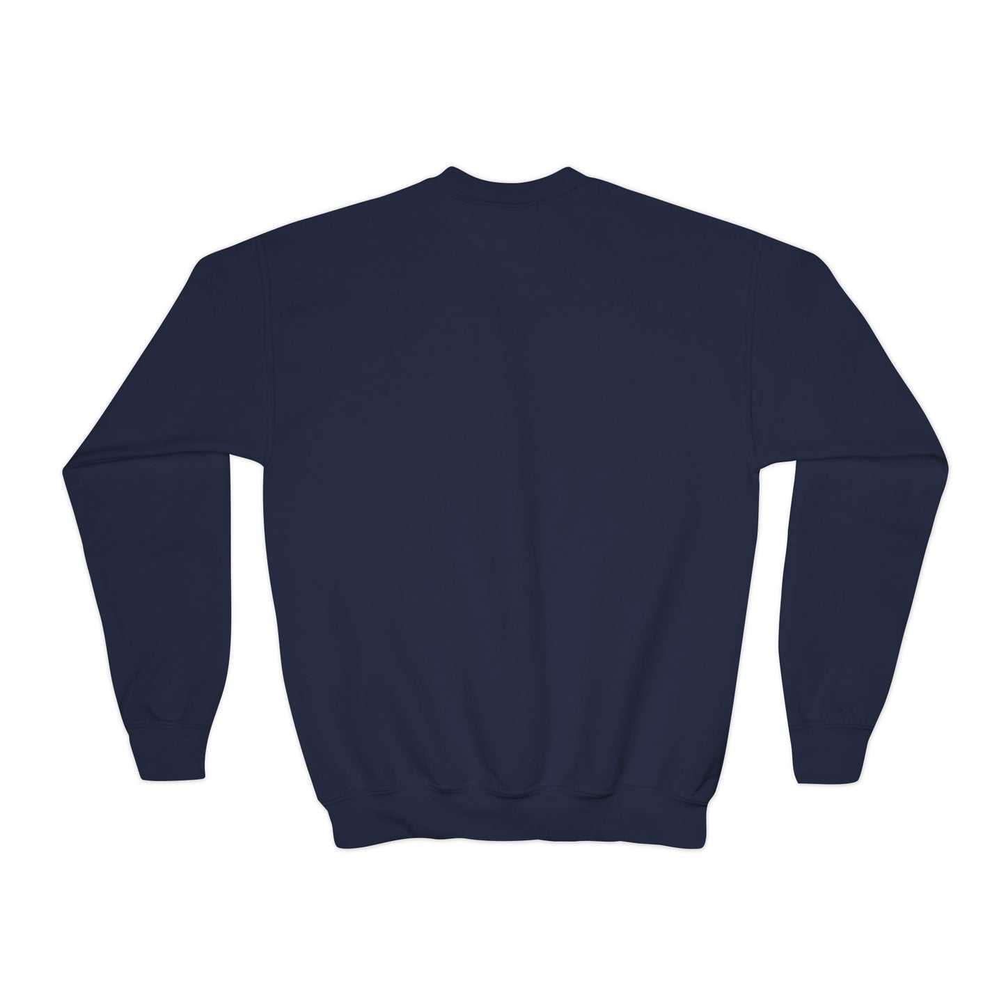 Youth Crewneck Sweatshirt Growing with Jesus Tree Over Bible