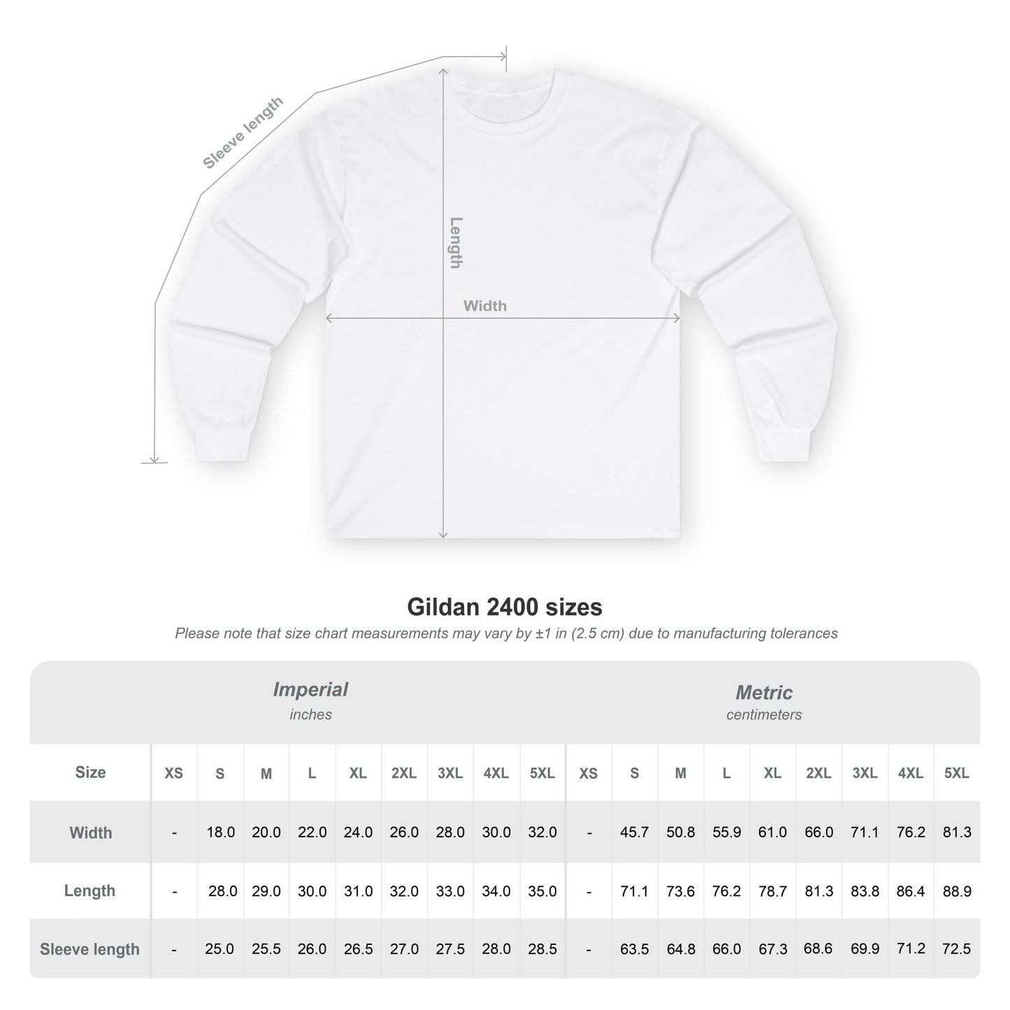 Faith Script Long Sleeve Tee. Inspirational Christian Shirt