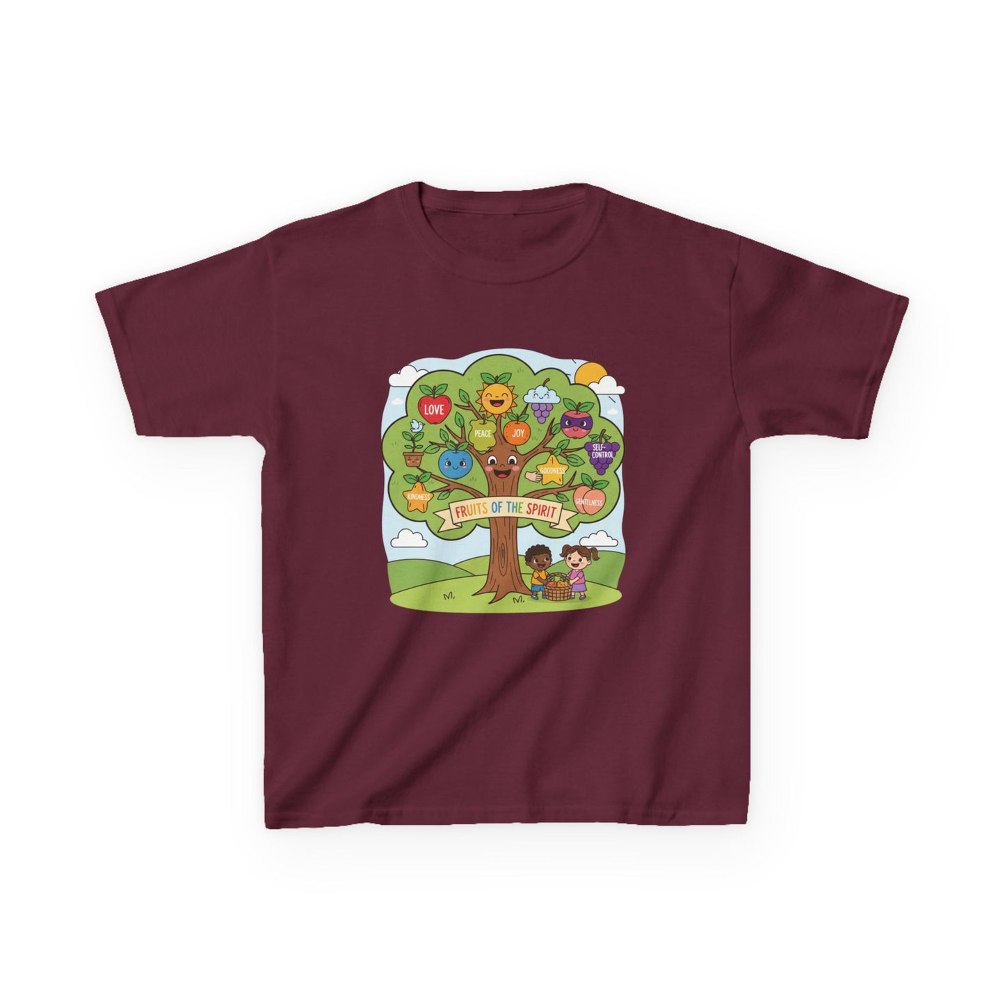 Kids TShirt 'Grow With Kindness Tree of Emotions Graphic