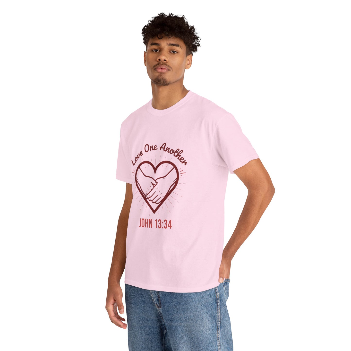 John 13:34 'Love One Another' T-Shirt - Christian Faith Tee