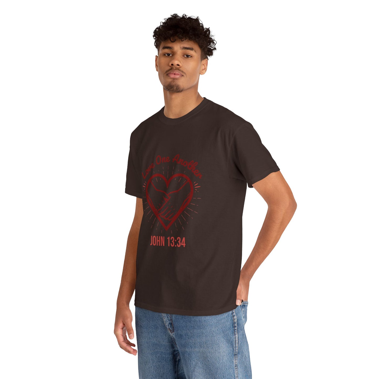 John 13:34 'Love One Another' T-Shirt - Christian Faith Tee