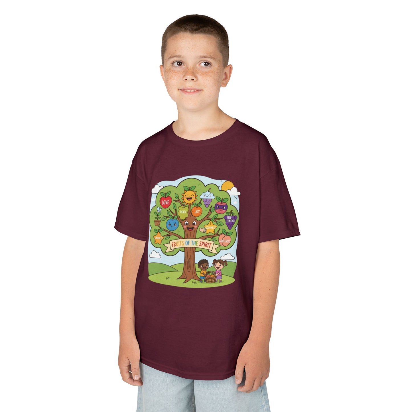 Kids TShirt 'Grow With Kindness Tree of Emotions Graphic