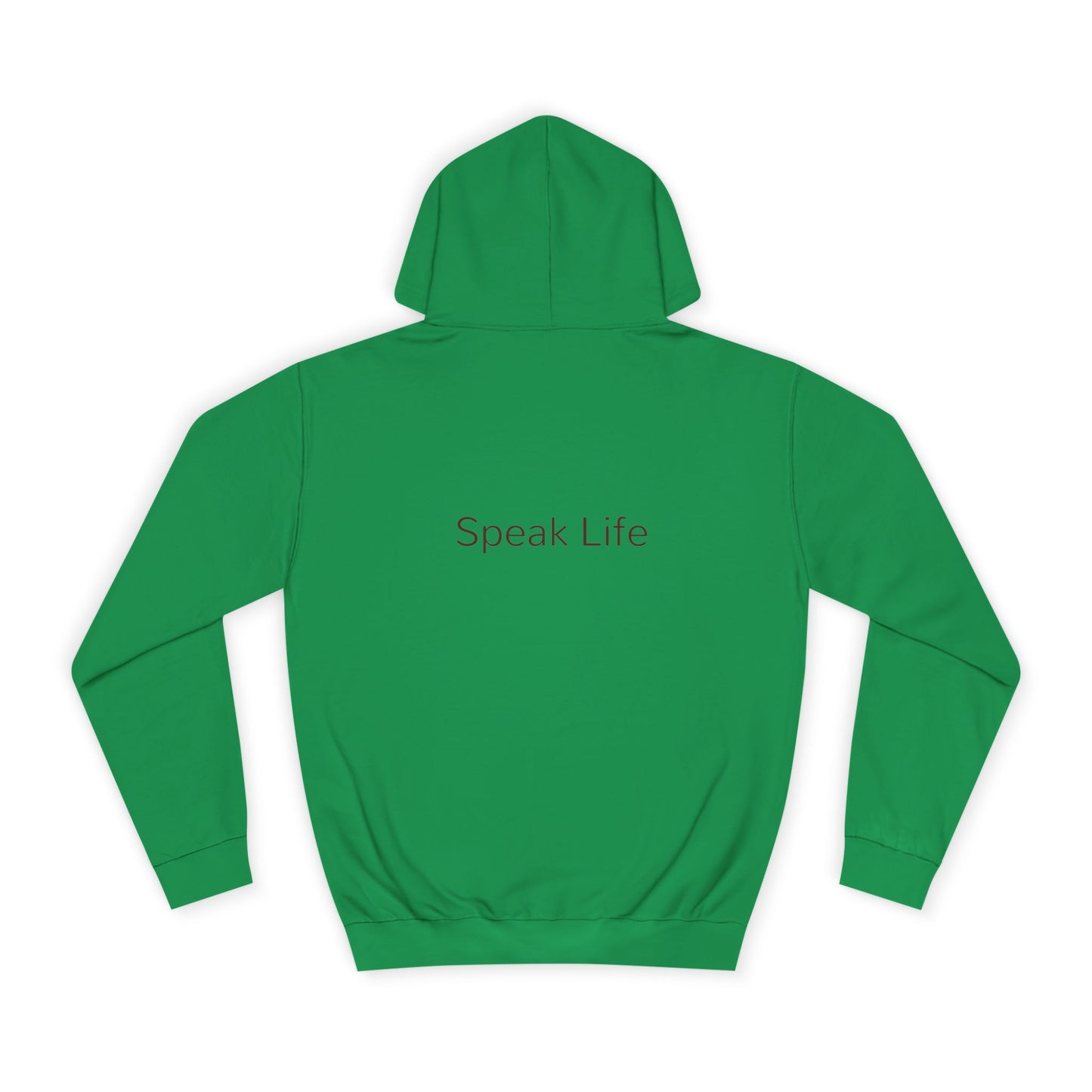 Christian Cross Hoodie - Floral Cross "Speak Life" Religious Pullover