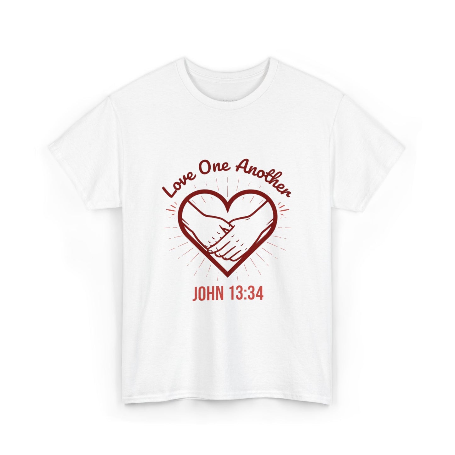 John 13:34 'Love One Another' T-Shirt - Christian Faith Tee