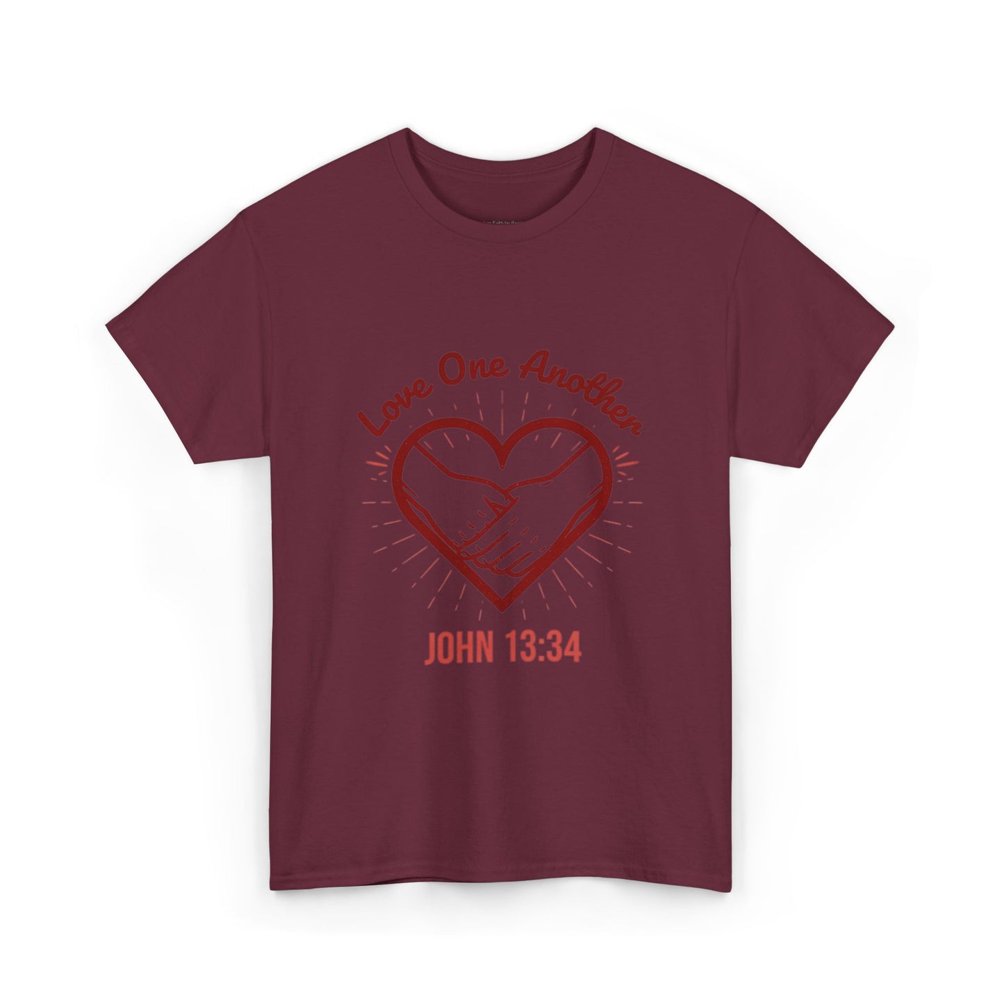 John 13:34 'Love One Another' T-Shirt - Christian Faith Tee