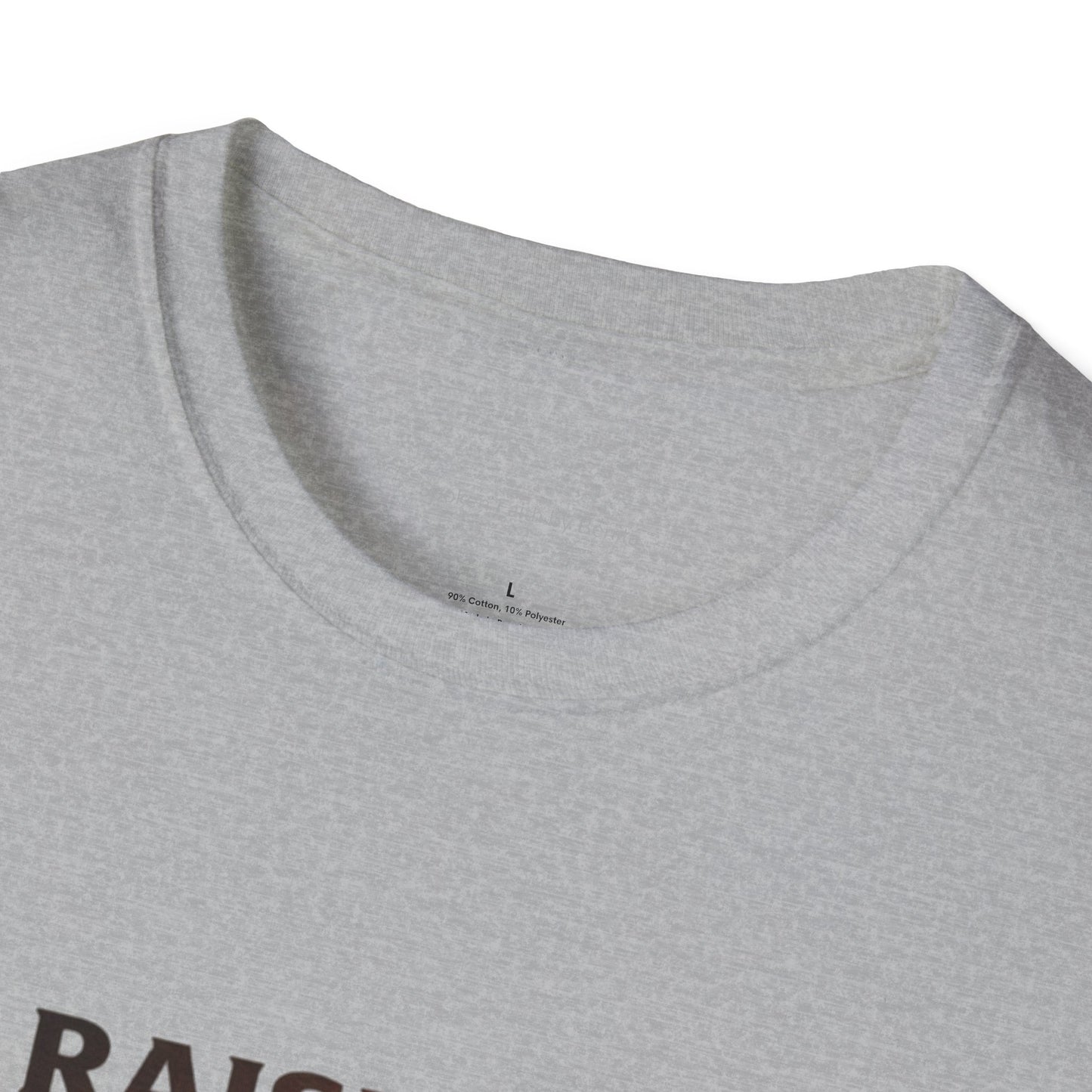 Raised on God's Grace & Country Roads T‑Shirt. Faithful Country Graphic Tee