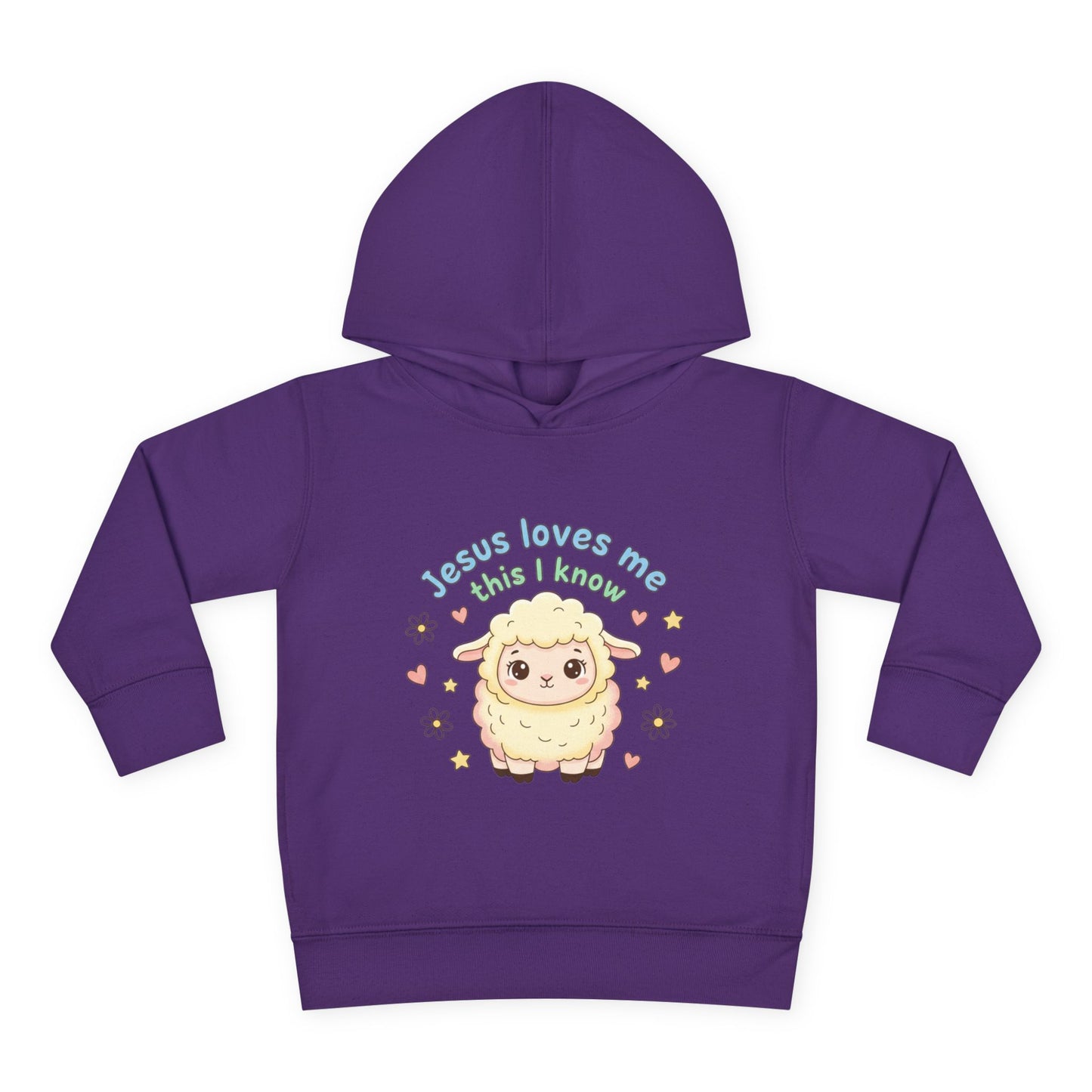 Toddler Hoodie - "Jesus Loves Me This I Know" Lamb Pullover