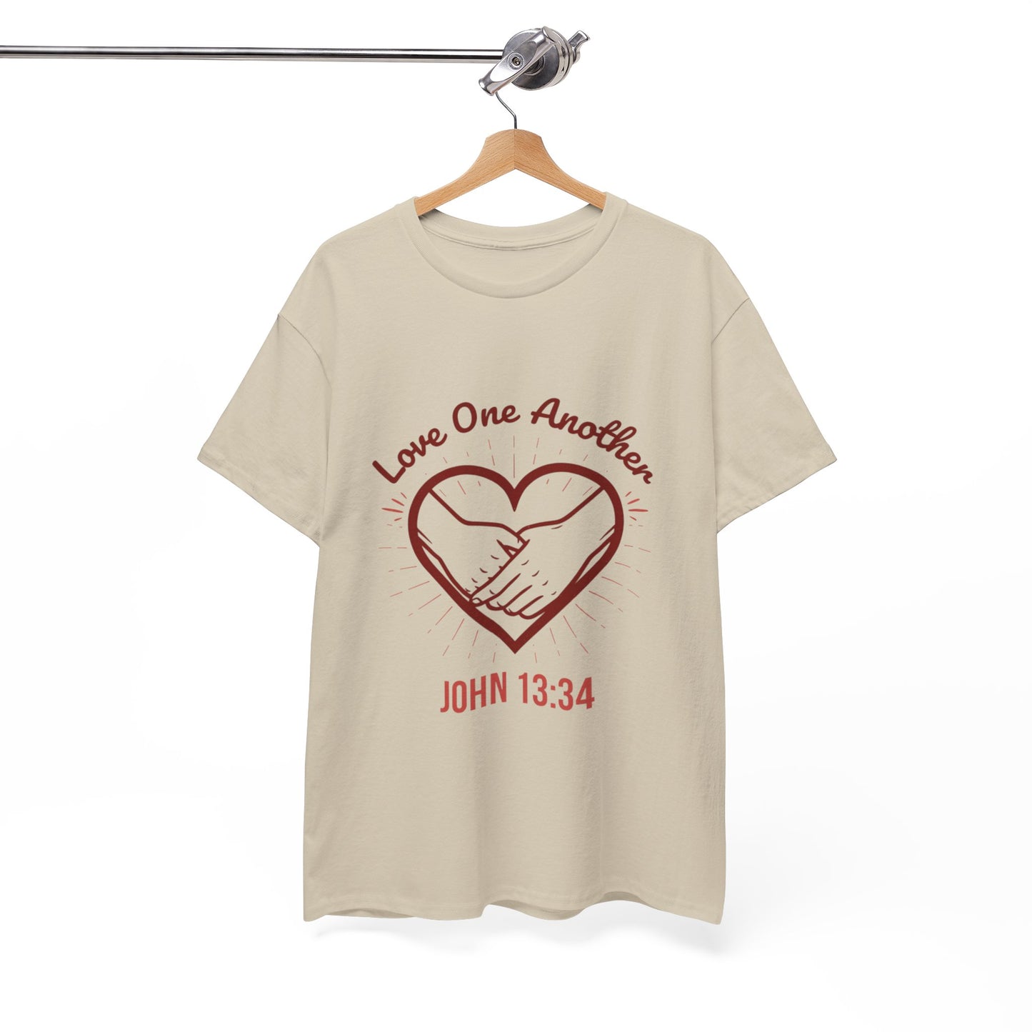 John 13:34 'Love One Another' T-Shirt - Christian Faith Tee