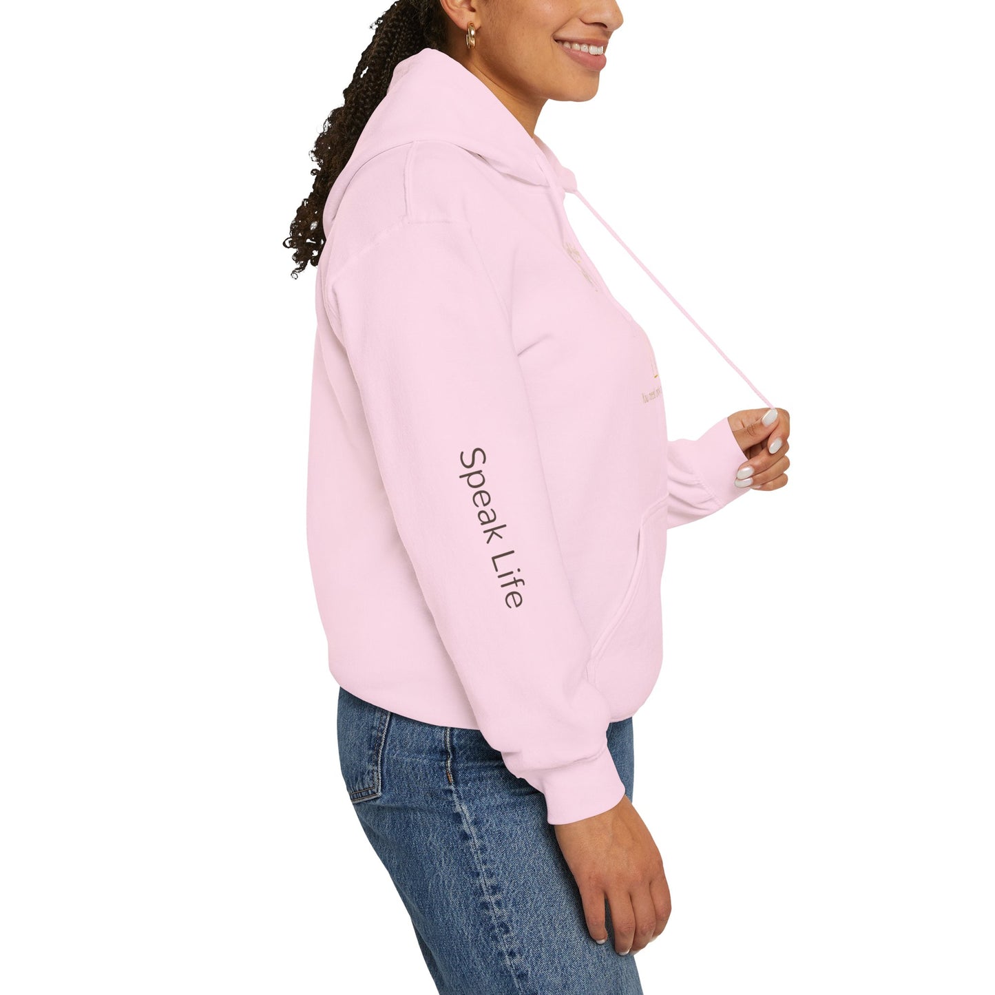 Christian Cross Hoodie  "The Lord will fight for you" Inspirational Faith Sweatshirt