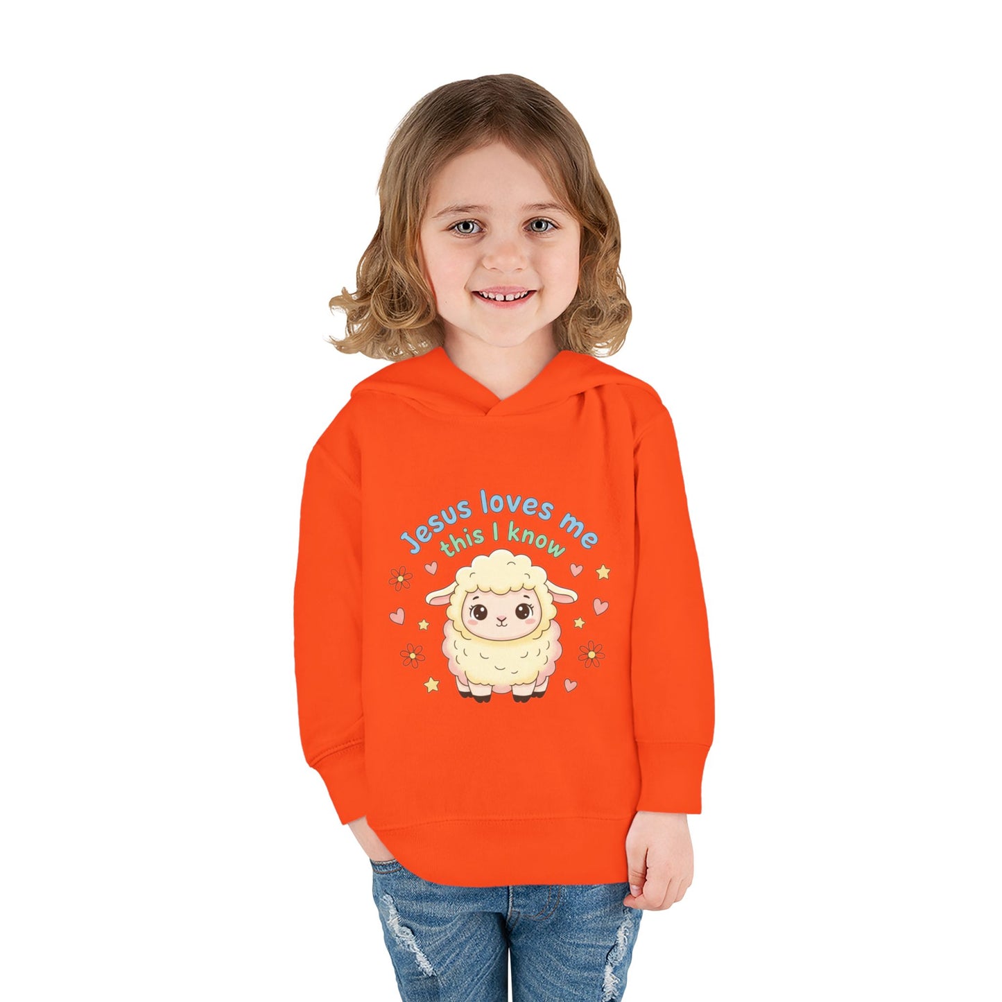 Toddler Hoodie - "Jesus Loves Me This I Know" Lamb Pullover