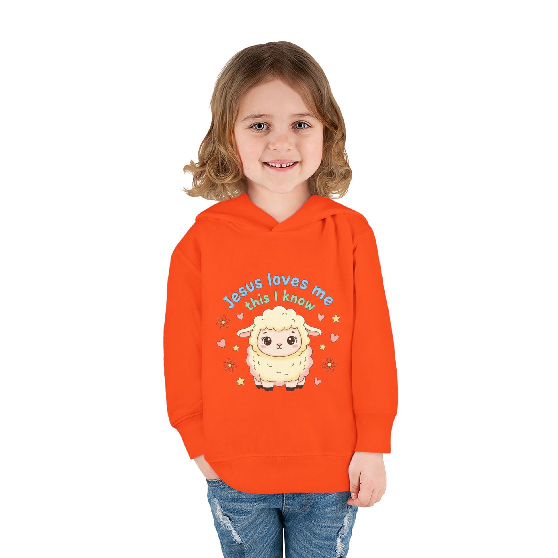 Toddler Hoodie - "Jesus Loves Me This I Know" Lamb Pullover