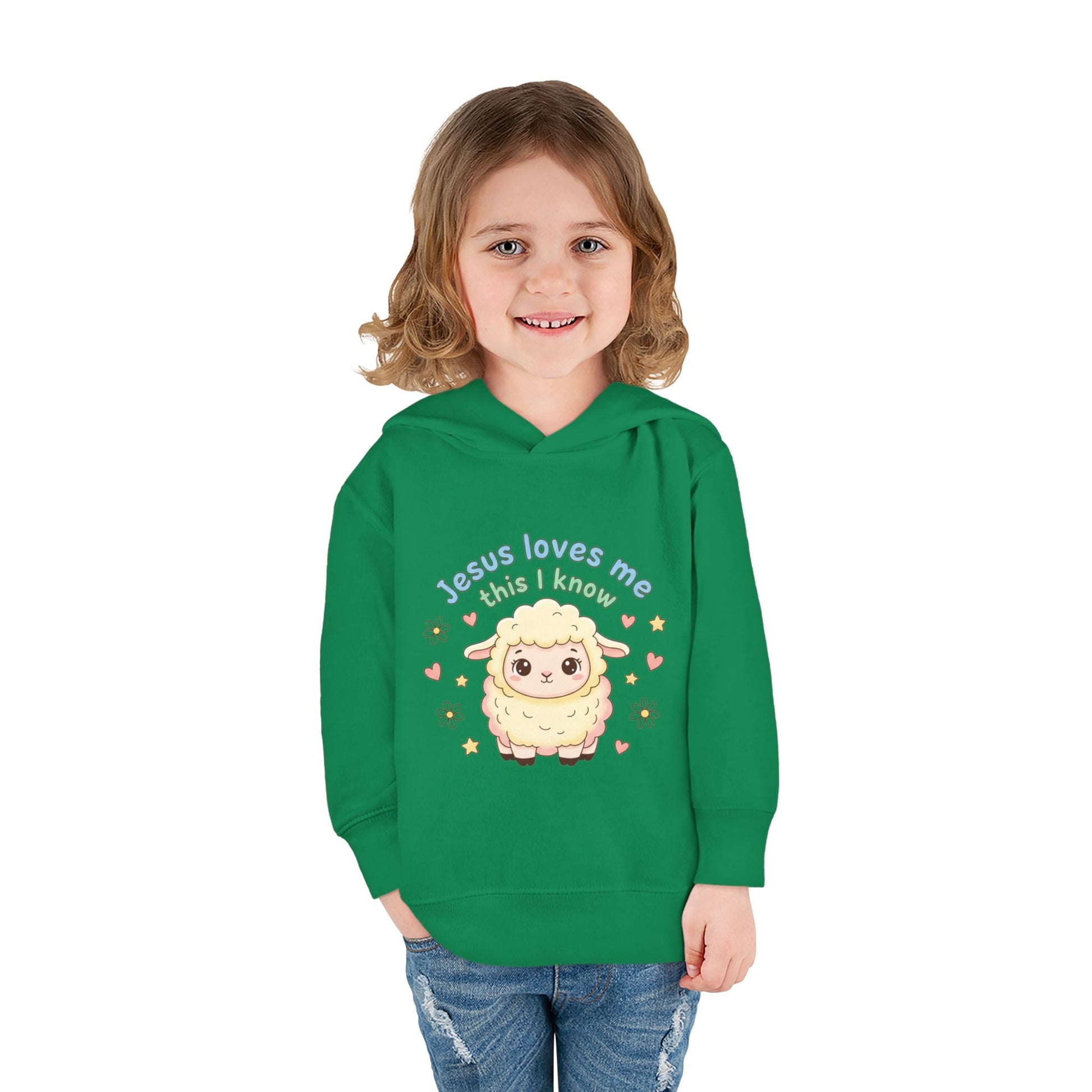 Toddler Hoodie - "Jesus Loves Me This I Know" Lamb Pullover