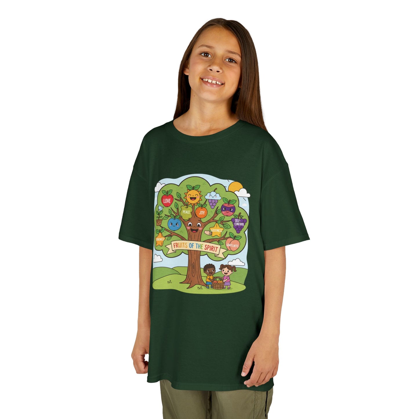 Kids TShirt 'Grow With Kindness Tree of Emotions Graphic