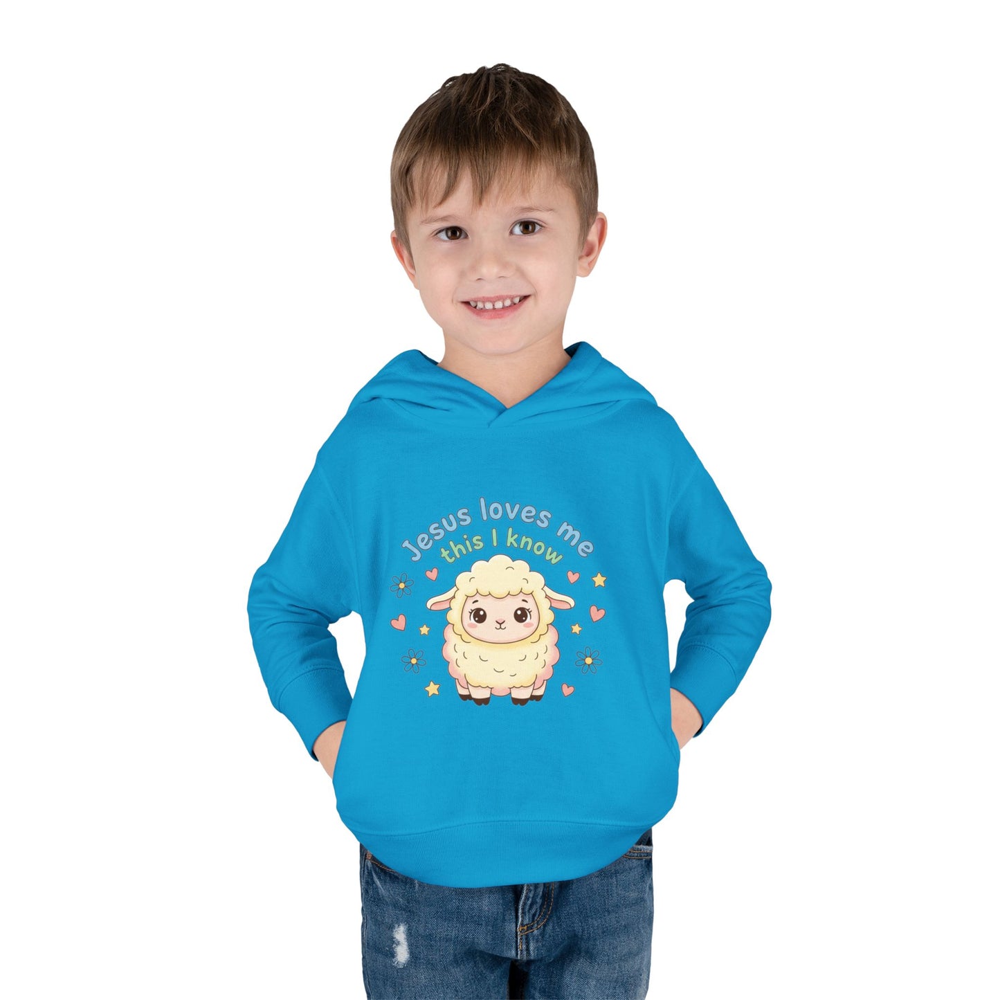 Toddler Hoodie - "Jesus Loves Me This I Know" Lamb Pullover