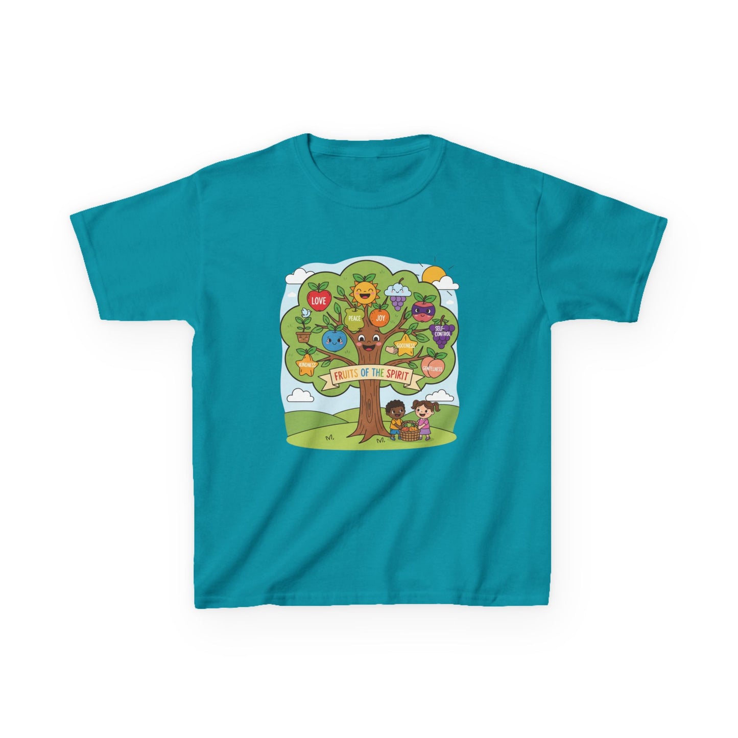 Kids TShirt 'Grow With Kindness Tree of Emotions Graphic