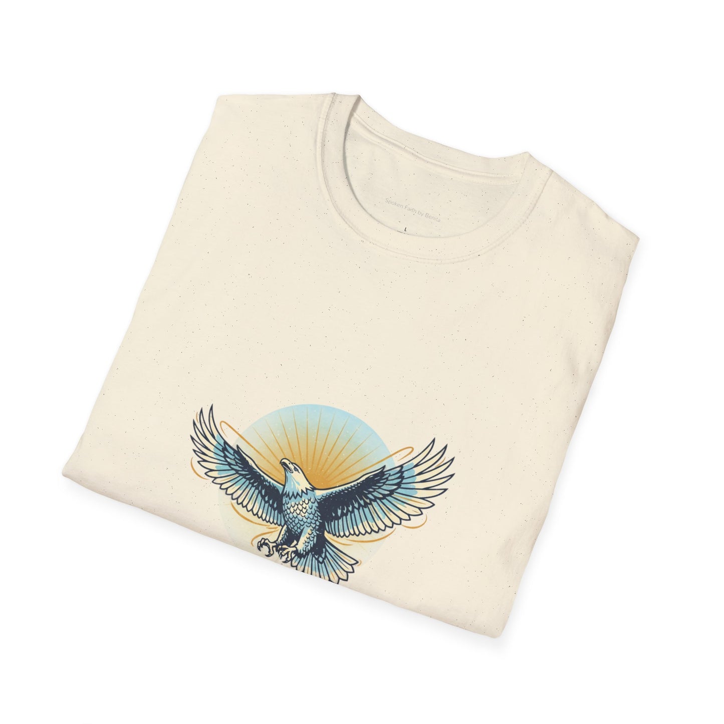 Eagle Wings Graphic T-Shirt "They will soar on wings like eagles" Inspirational Tee