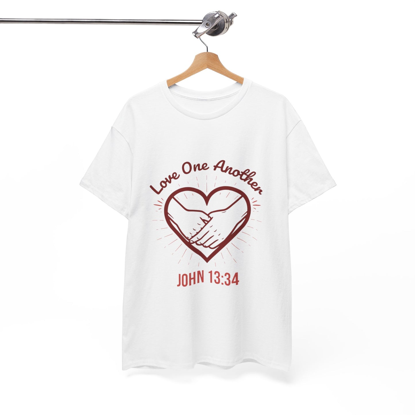 John 13:34 'Love One Another' T-Shirt - Christian Faith Tee