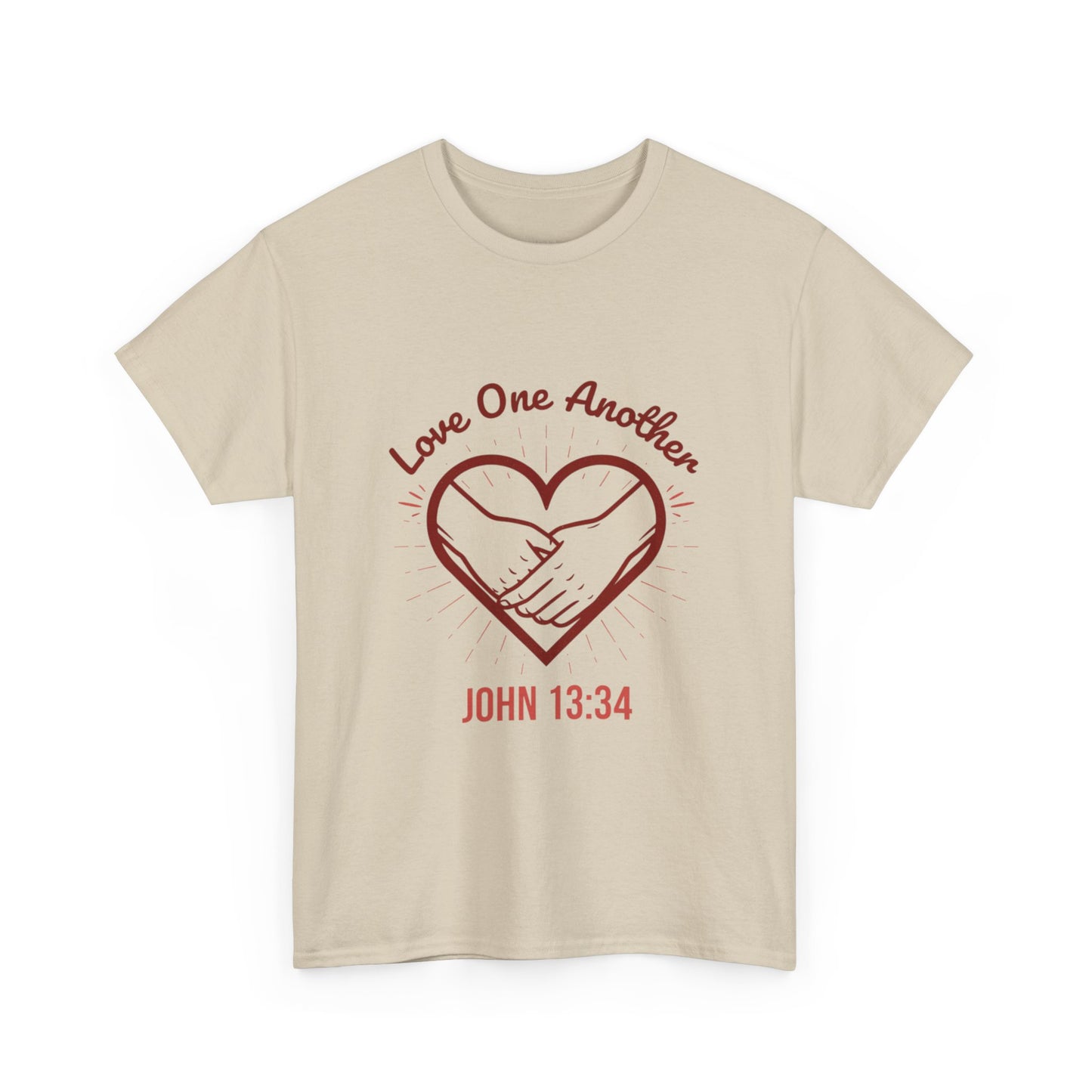 John 13:34 'Love One Another' T-Shirt - Christian Faith Tee