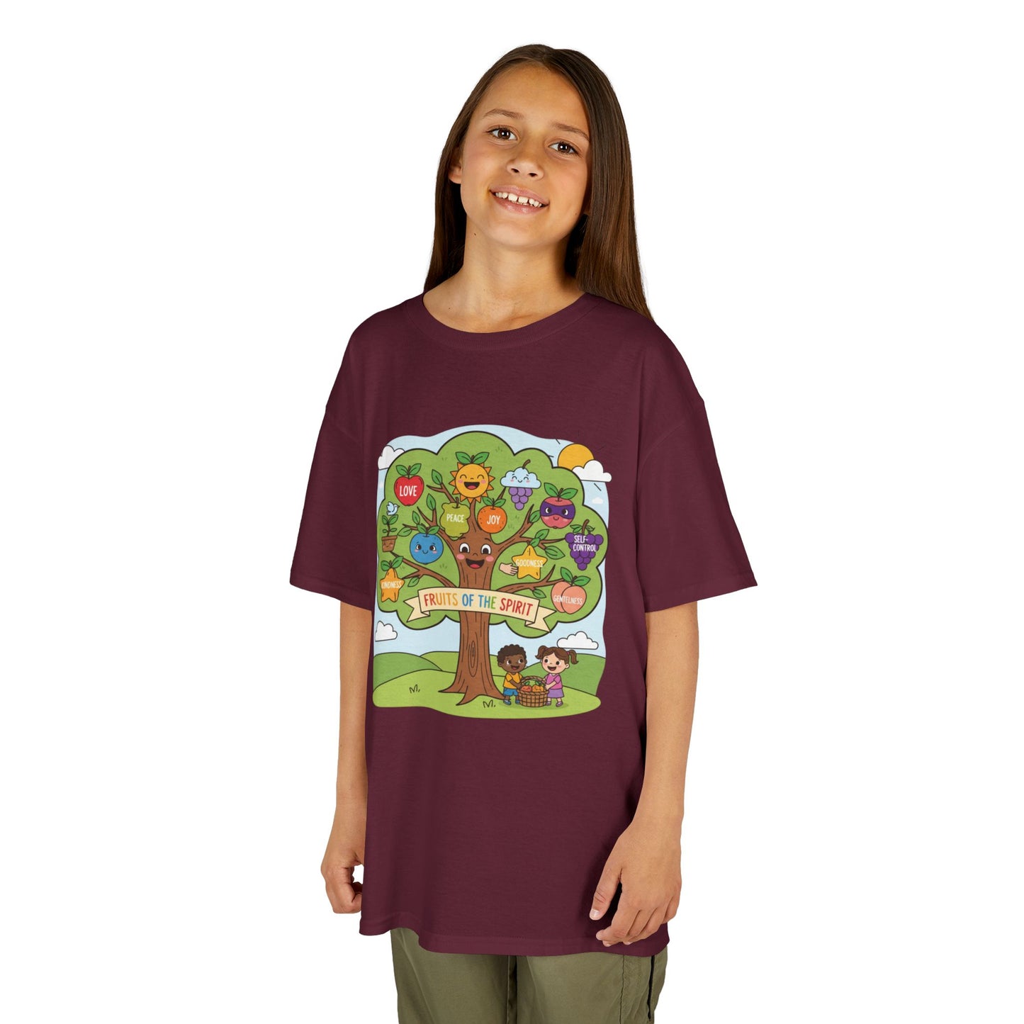 Kids TShirt 'Grow With Kindness Tree of Emotions Graphic
