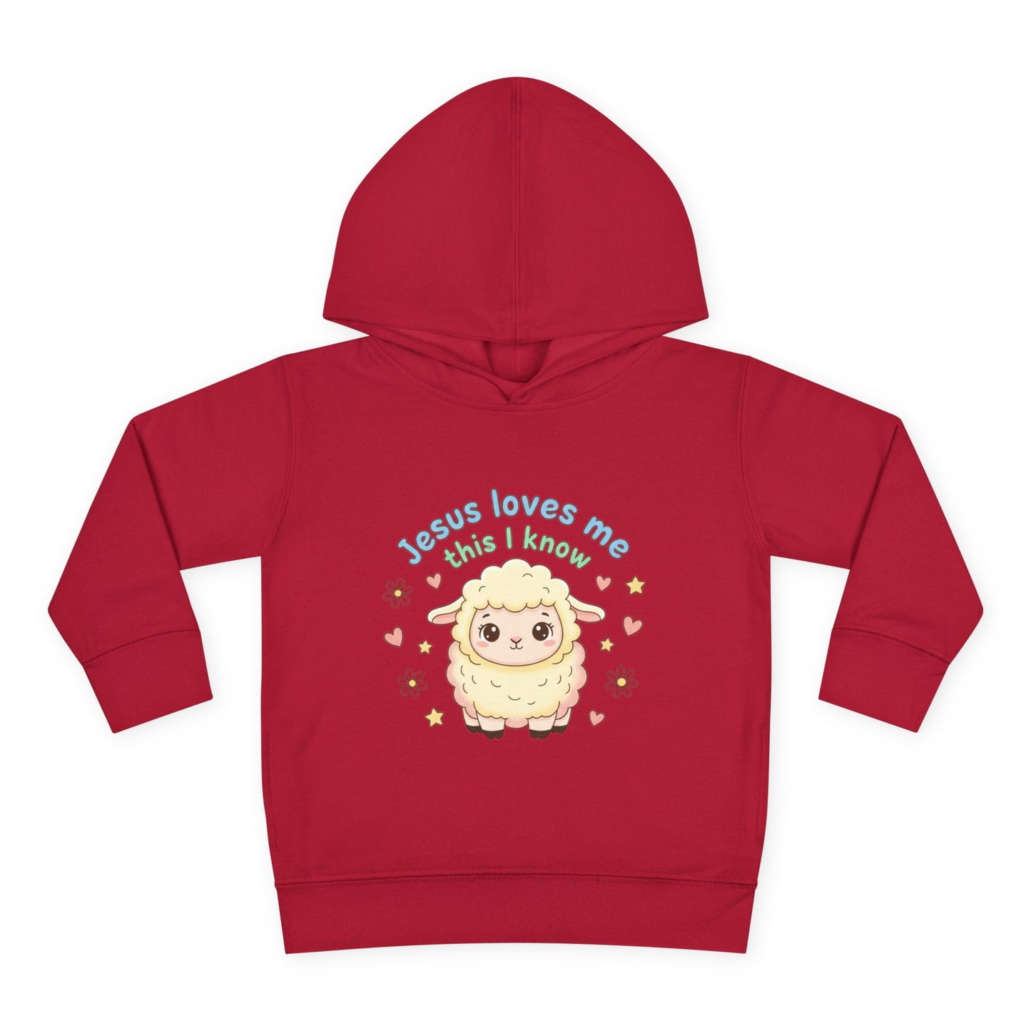 Toddler Hoodie - "Jesus Loves Me This I Know" Lamb Pullover