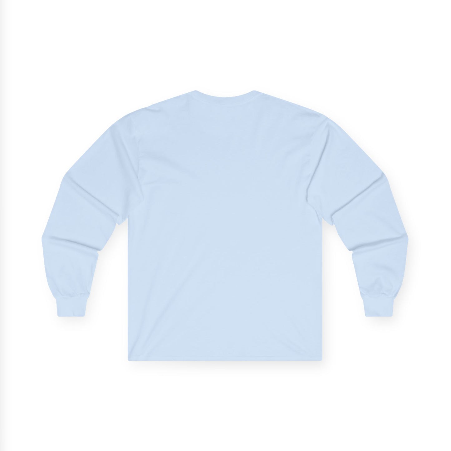 Faith Script Long Sleeve Tee. Inspirational Christian Shirt
